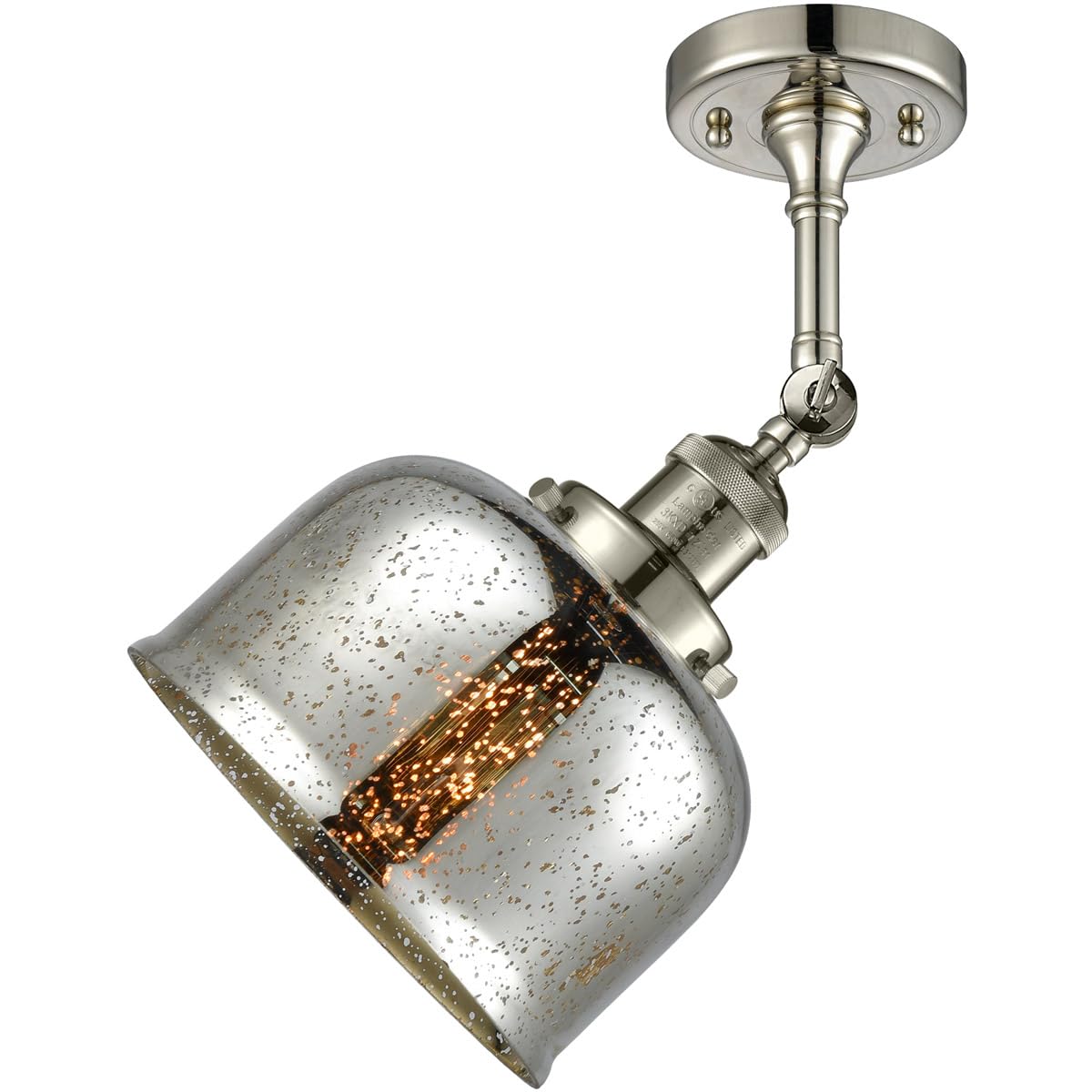 Innovations INNO203-PN-G78-LED Modern LED Wall Sconce Light Fixture - Polished Nickel Finish - Energy Efficient Indoor Lighting for Bedroom, Hallway & Living Room Decor
