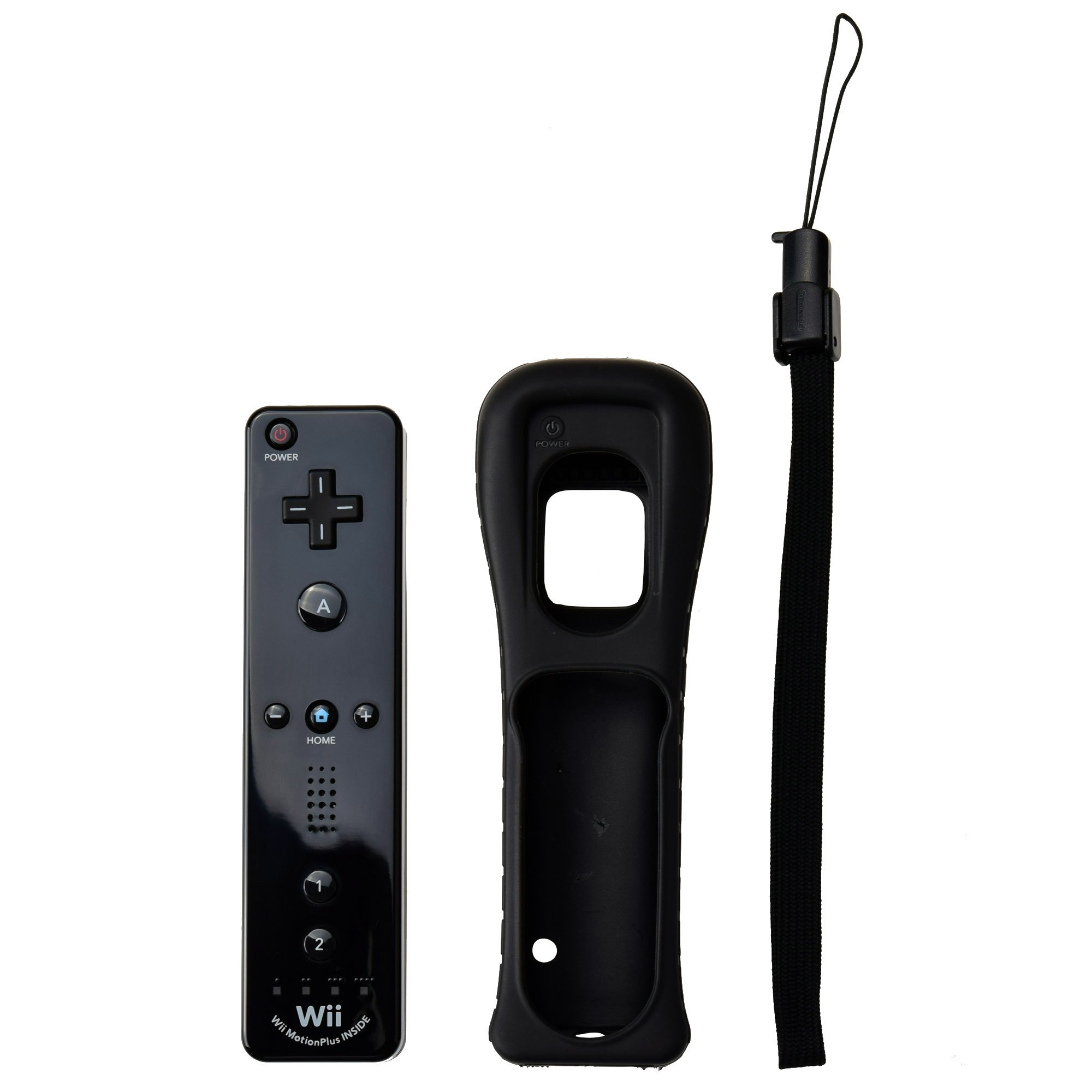 Original Wii Remote Plus Controller for Nintendo Wii U - Black - Perfect for Gaming, Fitness & Family Fun