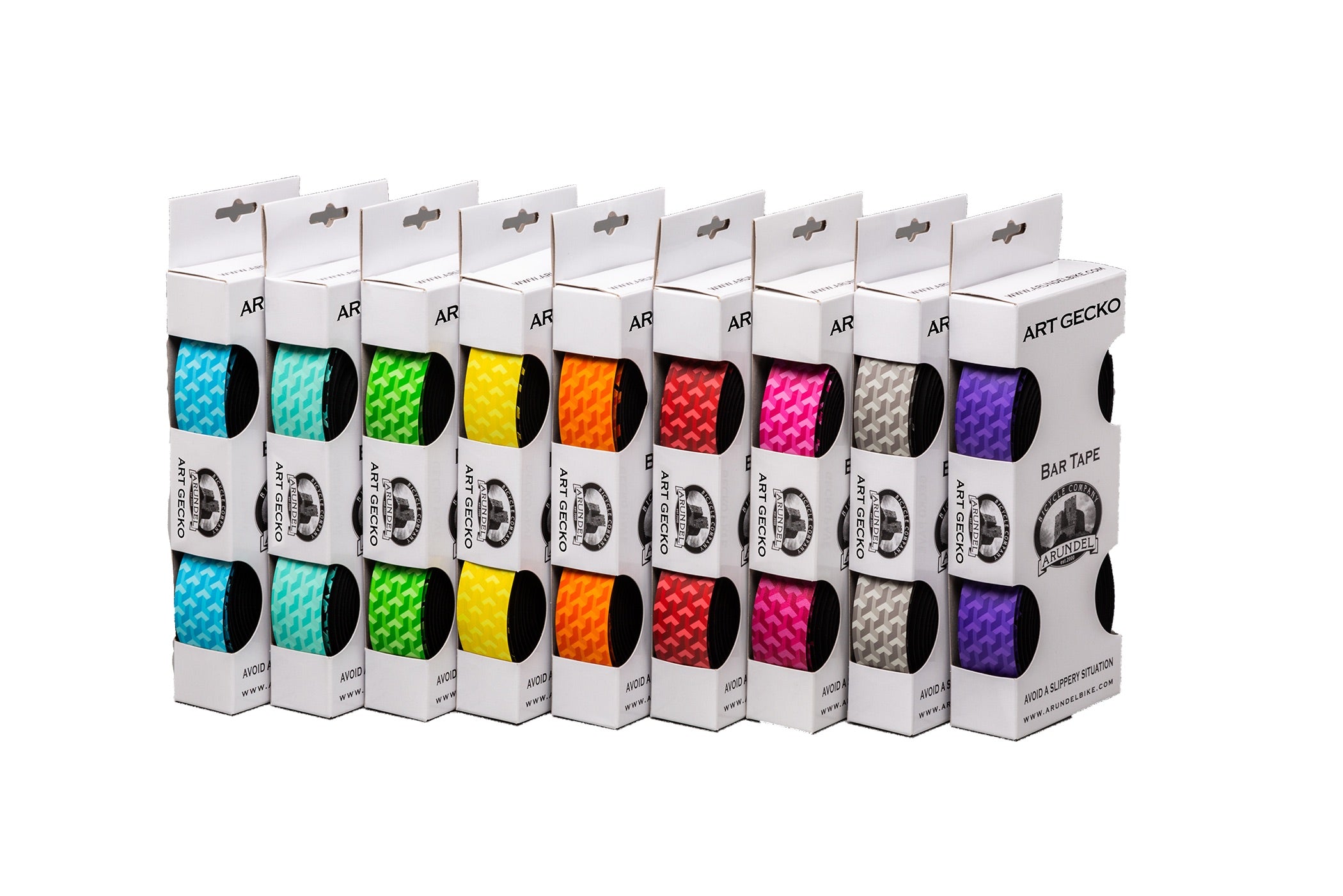 Arundel Art Gecko Bar Tape - Premium Bike Handlebar Grip for Road & Mountain Bikes - Non-Slip Comfort for Long Rides & Commuting