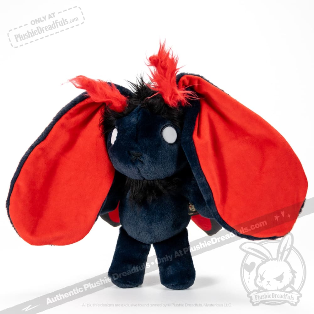 Plushie Dreadfuls Emo Moth Rabbit Stuffed Animal - Soft Cute Plush Toy for Kids, Teens & Collectors | Perfect for Gifts, Bedroom Decor & Emotional Support