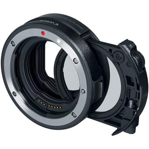 Canon EF to EOS R Drop-In Filter Mount Adapter with Circular Polarizer - Compatible with Mirrorless Cameras for Landscape & Travel Photography