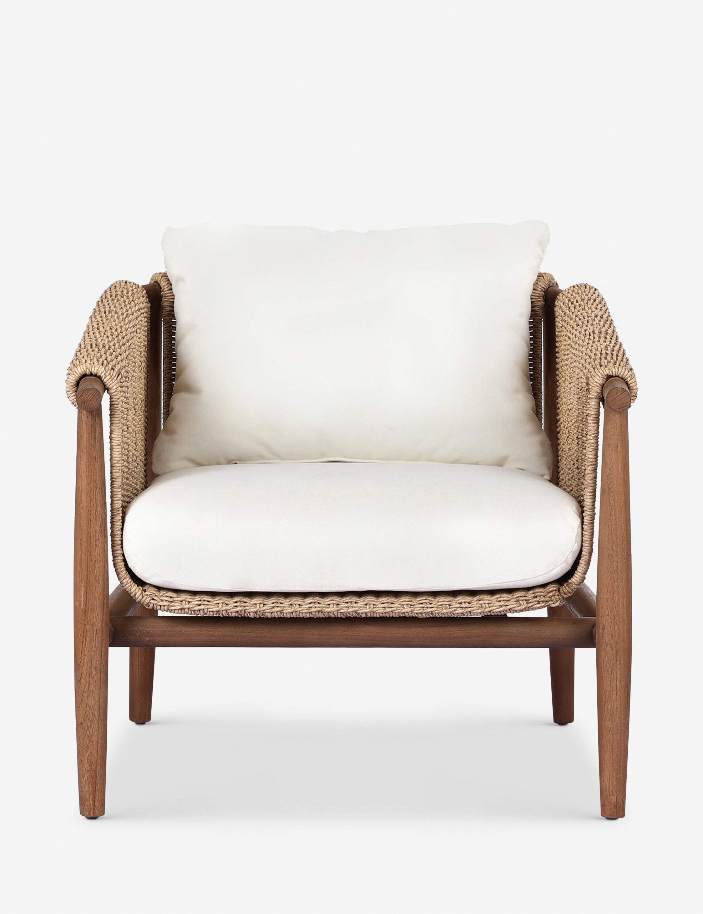 Cantrelle Outdoor Accent Chair - Weather-Resistant Patio Lounge Chair for Garden, Poolside & Backyard Relaxation - Comfortable Wicker Design with Cushions