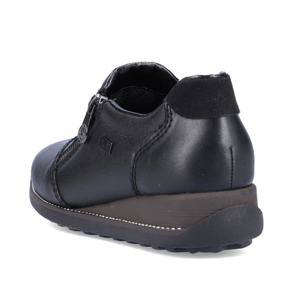 Rieker 44265 Black Women's Comfortable Casual Shoes for Walking, Work & Everyday Wear