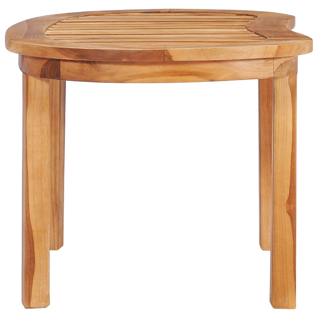 Rustic Solid Teak Wood Coffee Table - 35.4