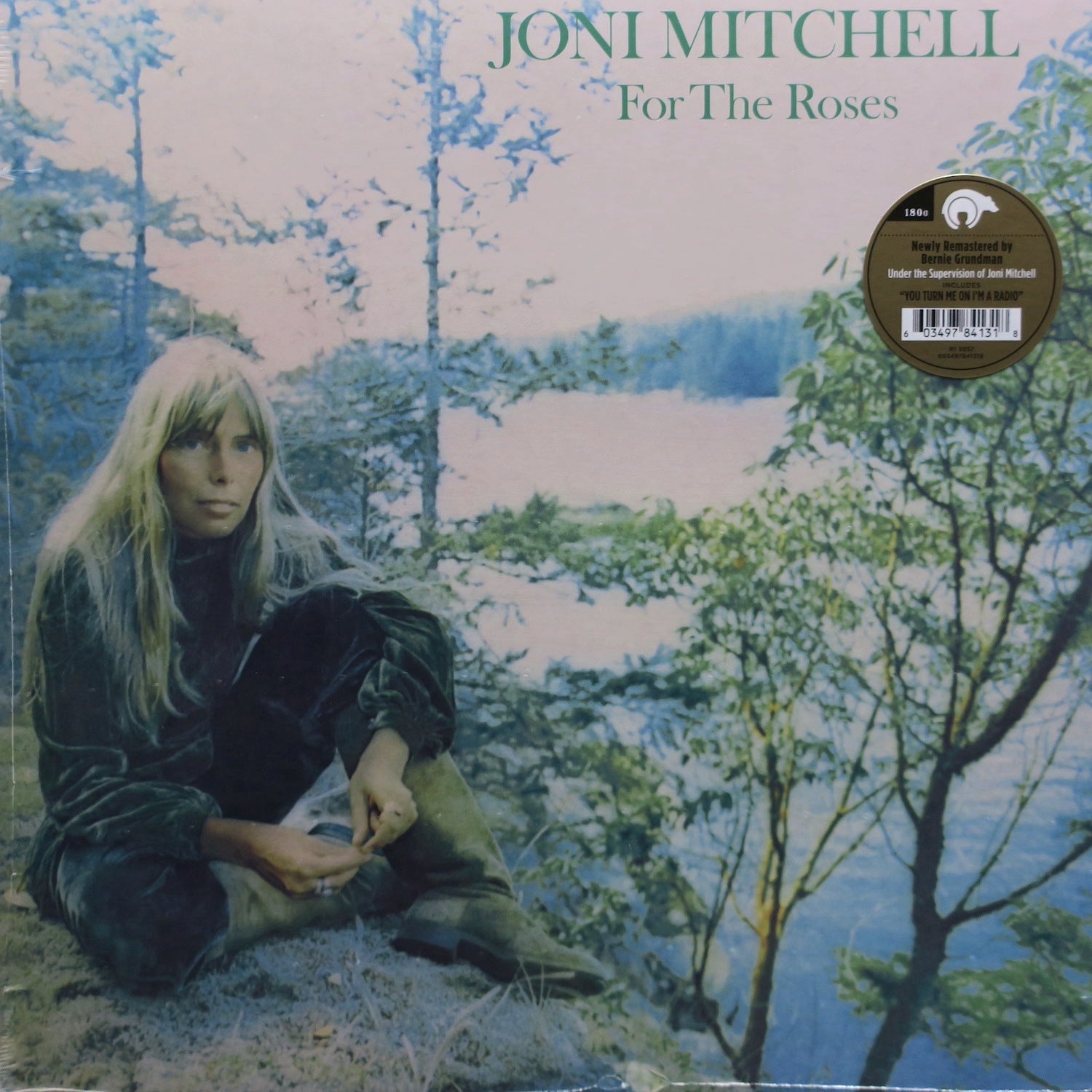 JONI MITCHELL 'For The Roses' Remastered Vinyl LP Record - 180 Gram Audiophile Edition | Perfect for Vinyl Collectors & Music Lovers | Home Listening, Gifts & Record Store Day