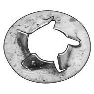 1/4 Inch Push Nut - Bolt Retention Steel Fastener - Pack of 100 (PK100-4HFV2) - Ideal for Automotive, Machinery & DIY Projects