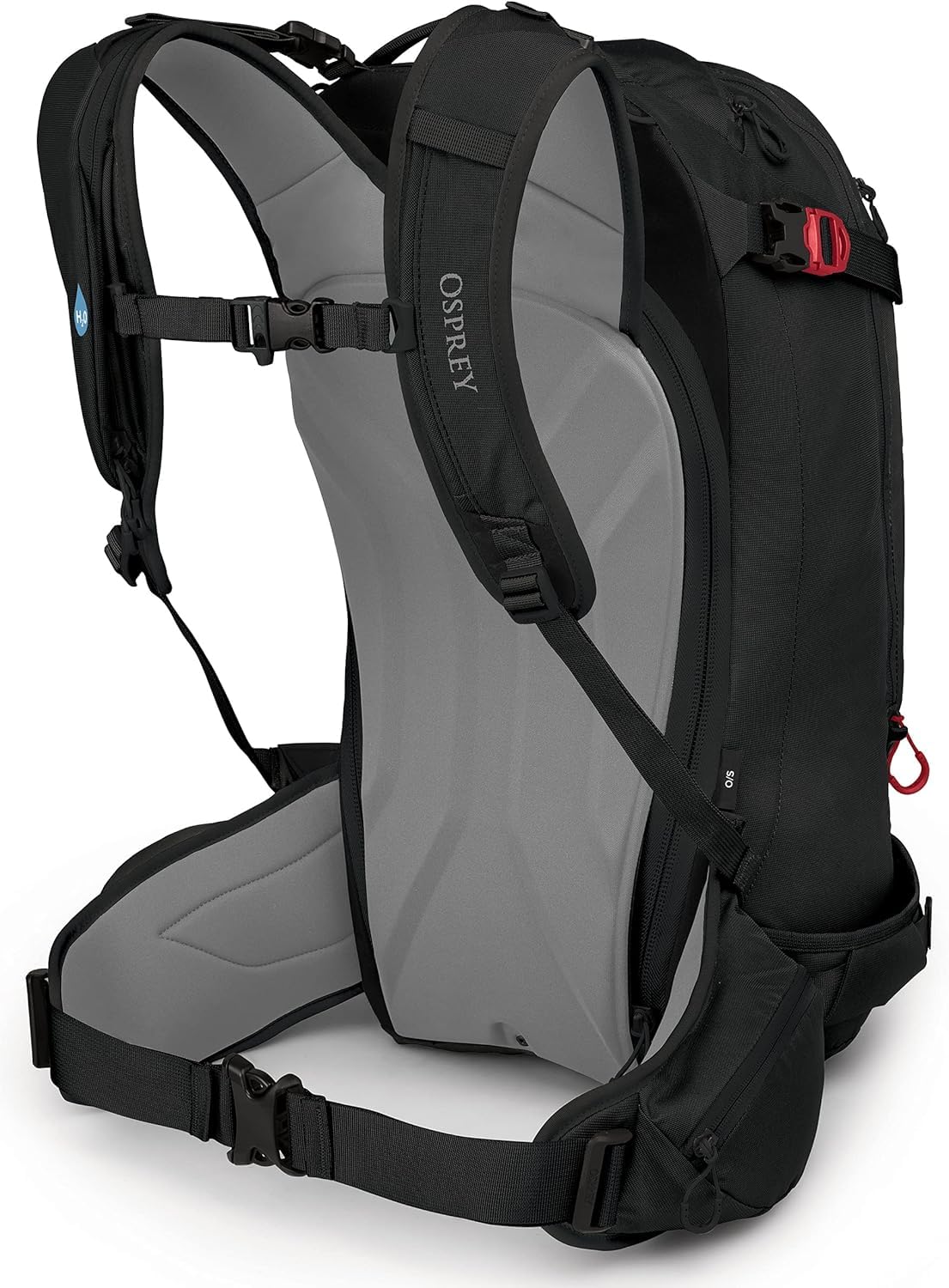 Osprey Kamber 30L Men's Backcountry Ski & Snowboard Backpack - Black | Waterproof Hiking Pack for Winter Sports | Perfect for Skiing, Snowboarding & Mountain Adventures