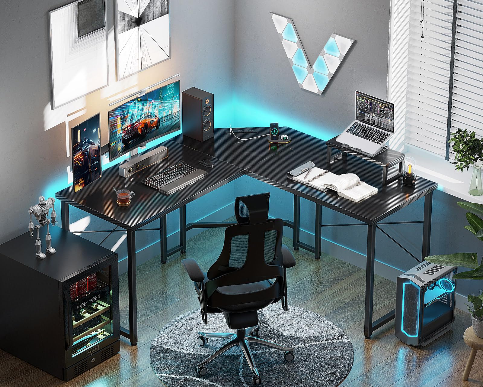 AODK L-Shaped Gaming Desk 51