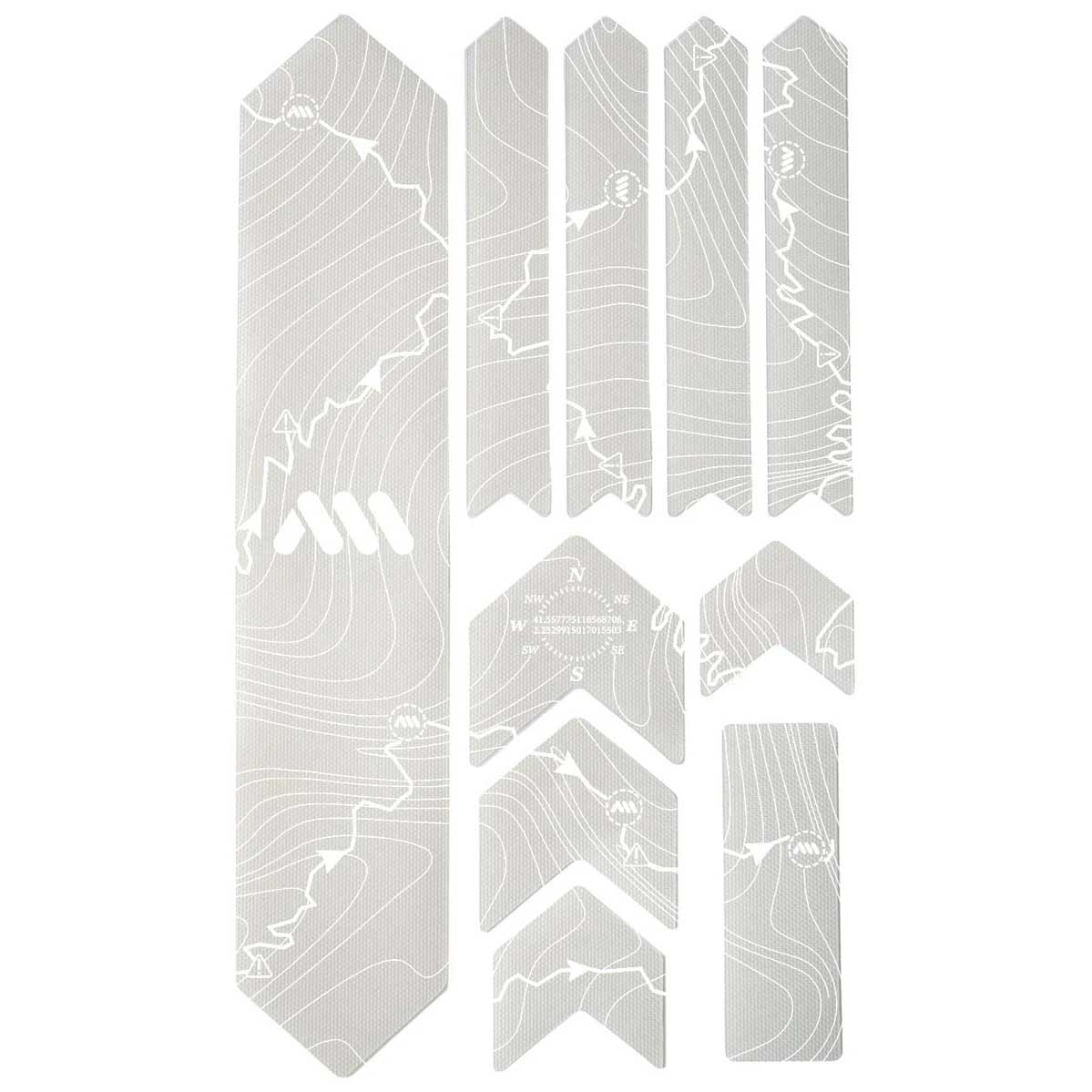 All Mountain Style Extra Honeycomb Frame Guard - Durable Snowboard Protection for Tracks White | Perfect for Snowboarding, Skiing & Winter Sports