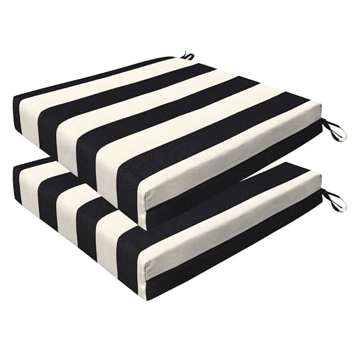 Cabana Stripe Black and Ivory