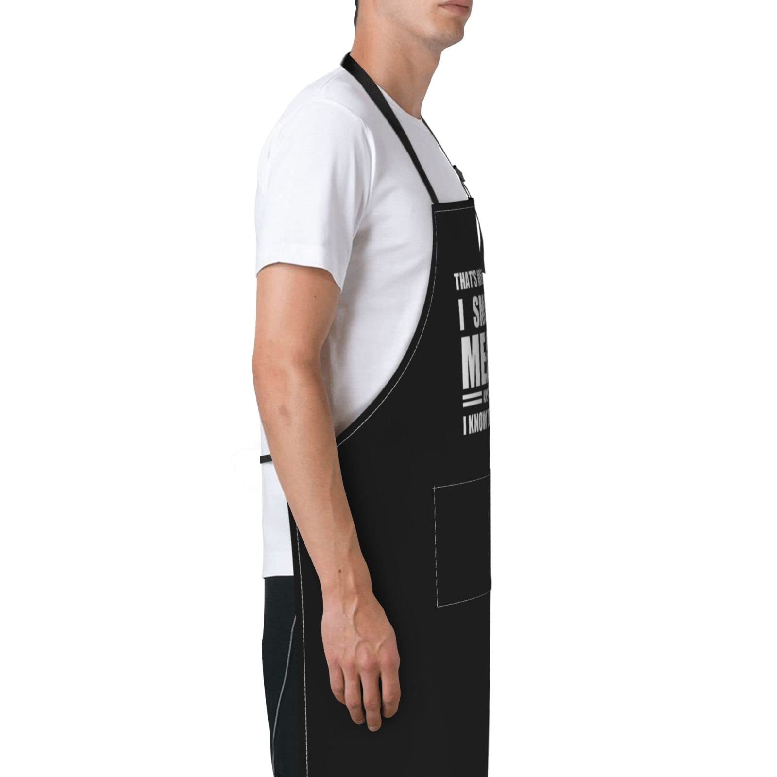 Adjustable BBQ Apron for Men & Women - Cooking Apron with Pockets - Perfect for Grilling, Barbecue & Outdoor Cooking - Ideal Grilling Gifts for Chefs & Home Cooks