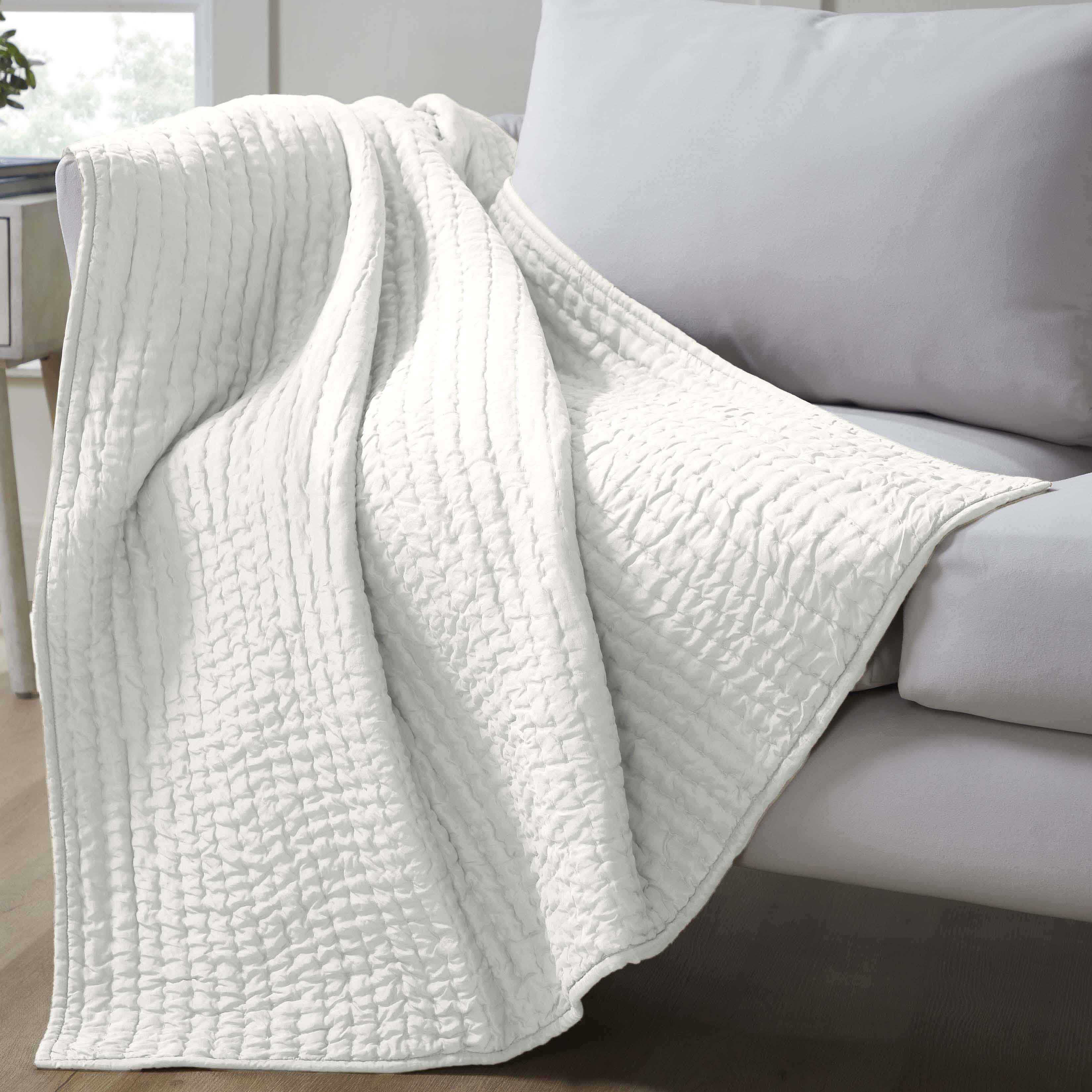 Bella 100% Pure Silk Pick Stitch Medium Weight Quilt & Sham Set - Queen Size Luxury Bedding for Elegant Bedroom Decor & Cozy Sleep