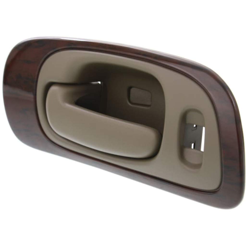 KarParts360 Replacement Interior Door Handle for 1999-2001 Chrysler LHS - Driver Side Front Beige | Base Trim with Door Lock Hole | Perfect for Car Door Repair & Restoration Projects