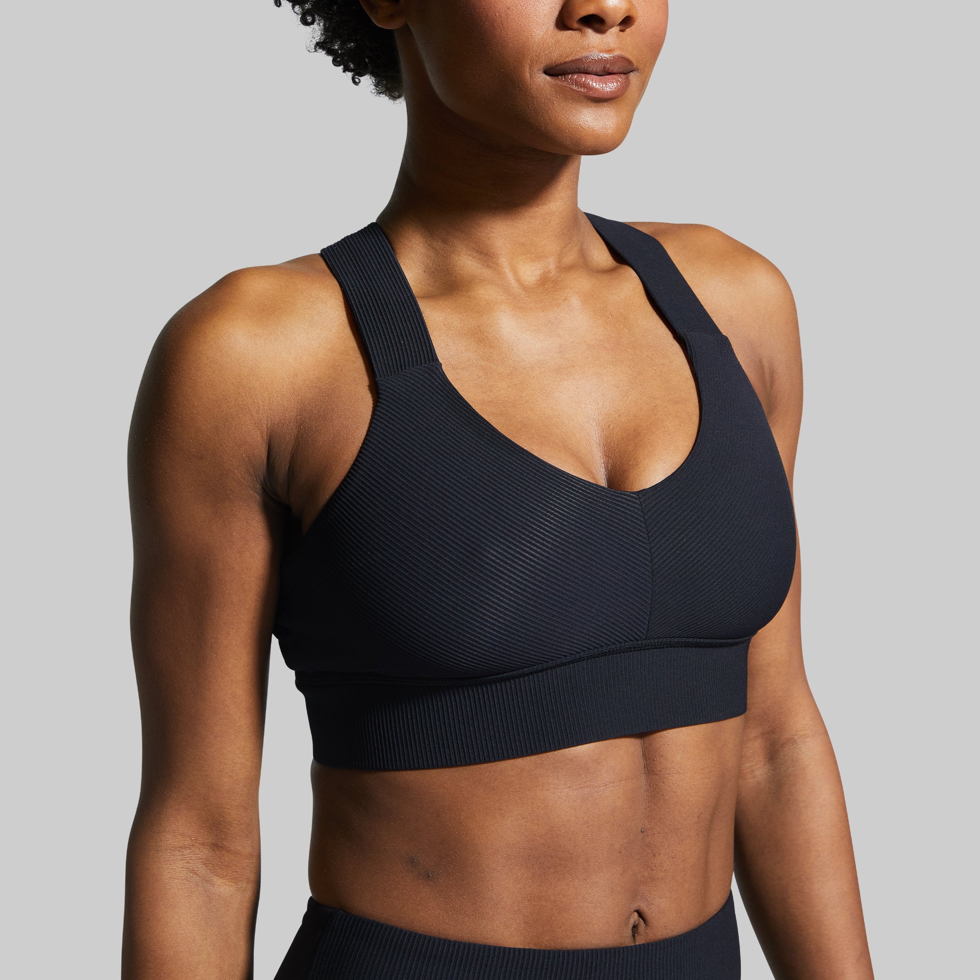 All or Nothing High Support Sports Bra for Women - Black | Workout, Running, Yoga & Gym Essentials