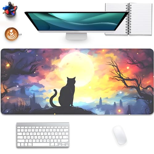Black Cat Starry Night