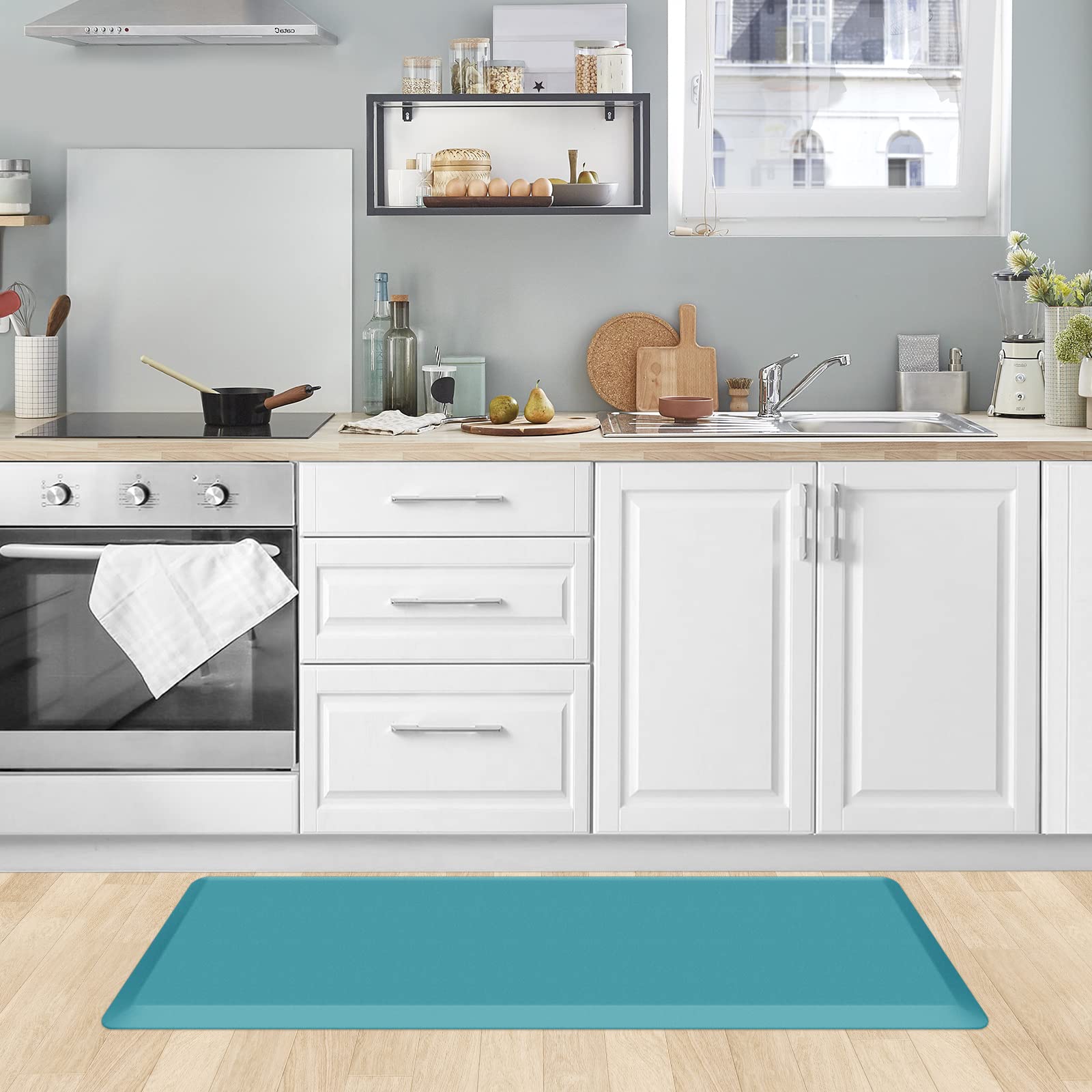 **KitchenClouds Anti-Fatigue Kitchen Mat - 17.3