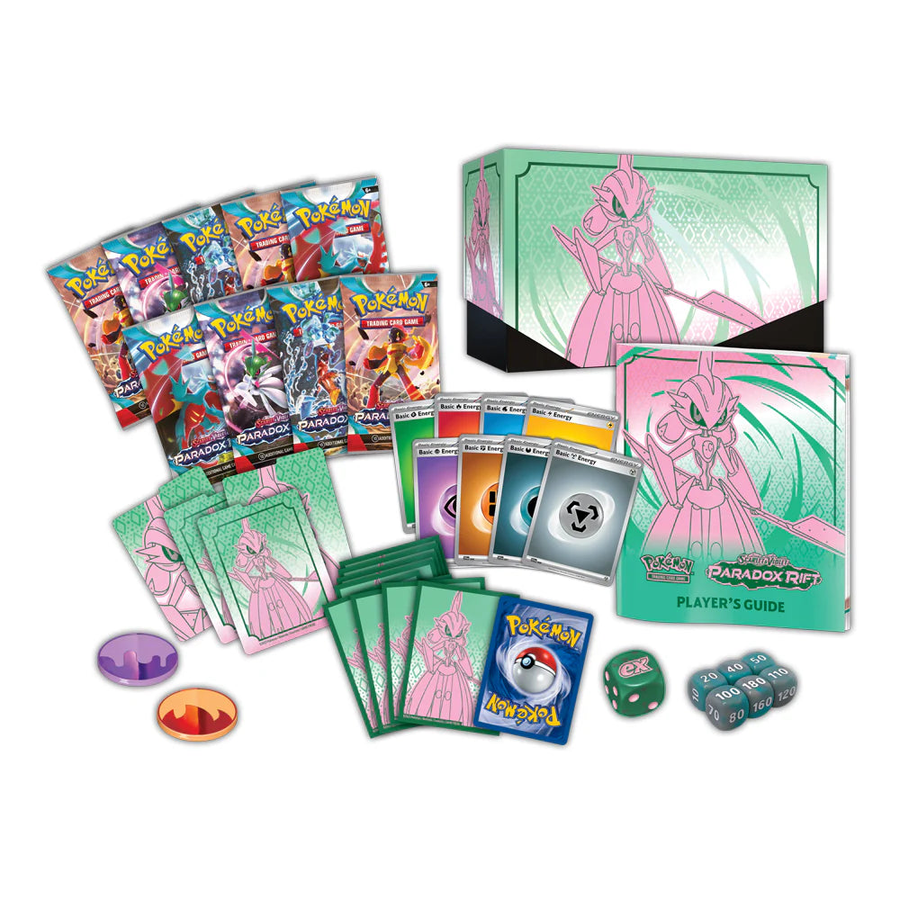 Pokemon TCG Scarlet & Violet Paradox Rift Elite Trainer Box (Iron Variant) - Premium Collectible Cards for Trading, Battling & Display | Perfect for Pokemon Fans, TCG Players & Gift Giving