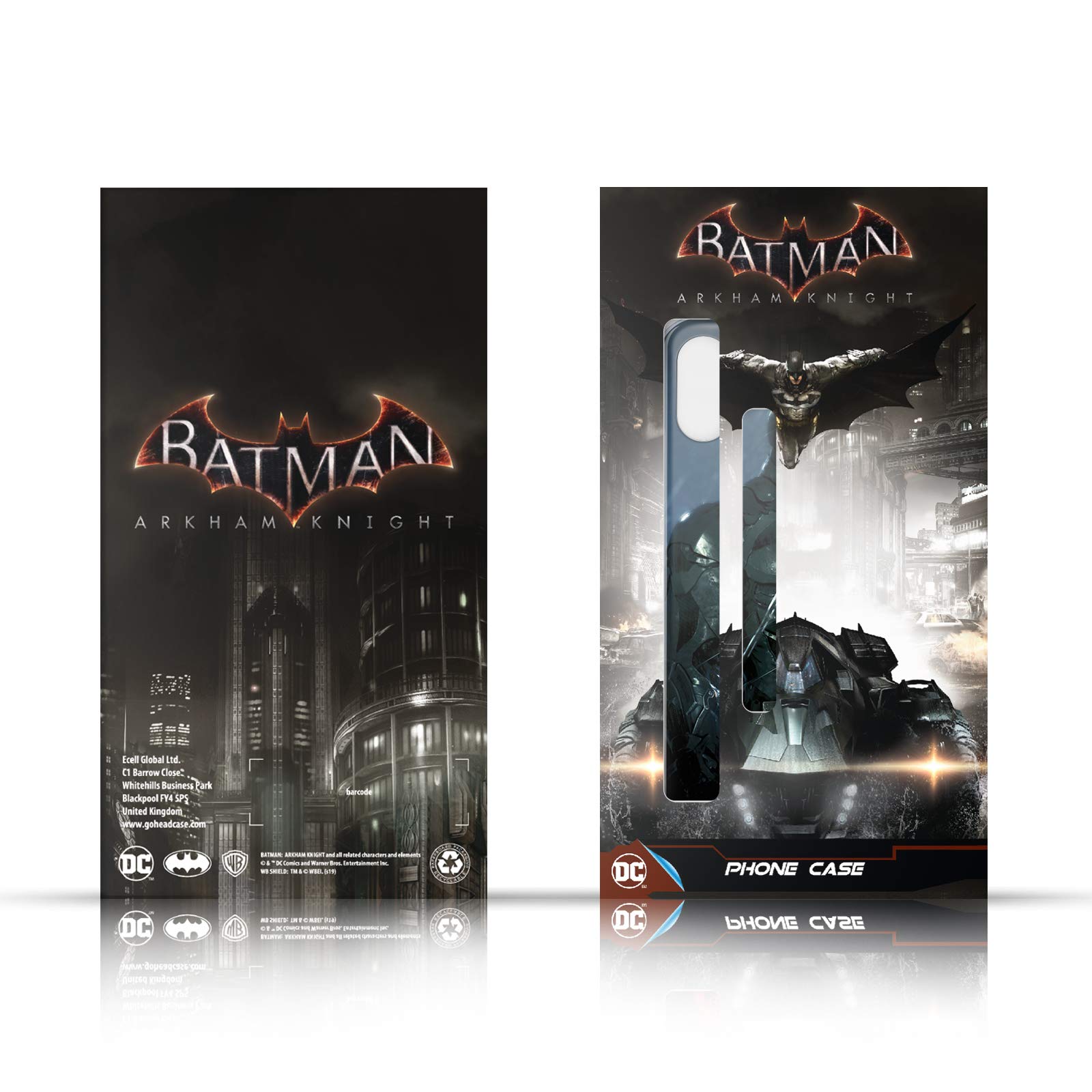 Head Case Designs Batman Arkham Knight GCPD Badge Gel Case for iPhone 11 Pro - Officially Licensed Gotham City Police Style Protective Cover for Fans & Gamers