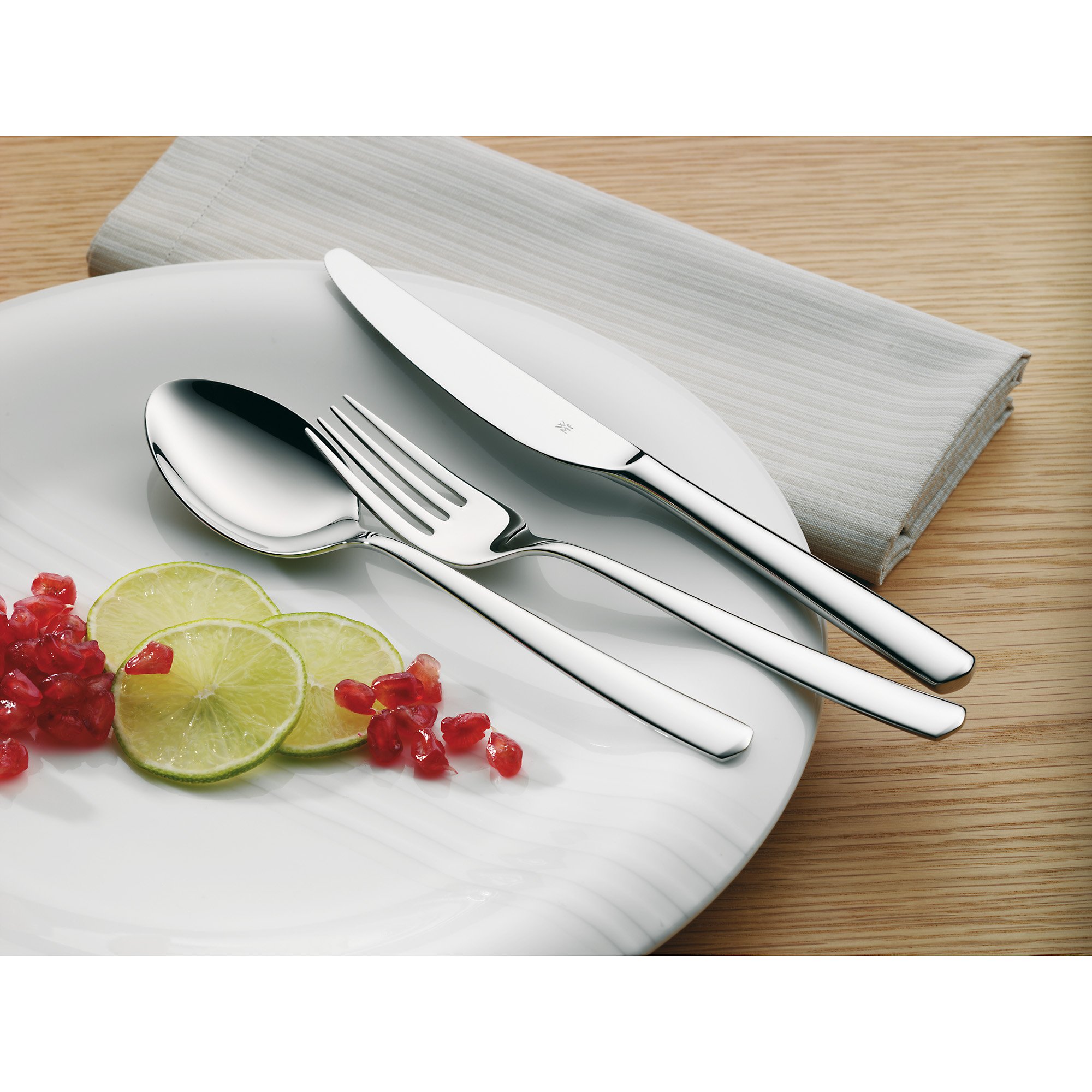 WMF Dallas 30-Piece Stainless Steel Cutlery Set - Knife Fork Spoon Set for Everyday Dining, Dinner Parties & Kitchen Essentials