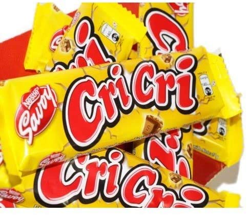 Premium Venezuelan Chocolate Cri Cri Savoy - 12 Milk Chocolate Bars with Toasted Rice (27g Each) - 2-Pack Gift Box for Holidays, Parties & Gourmet Snacking