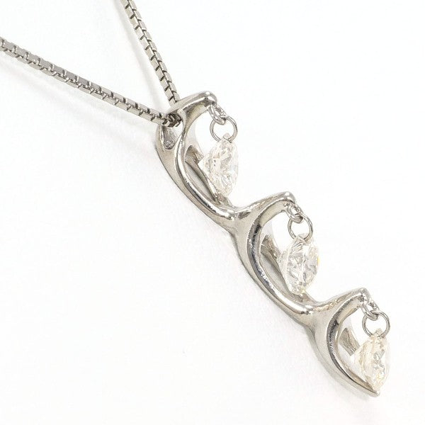 18K White Gold Diamond Necklace for Women - 0.50 Carat Dainty Pendant Necklace Jewelry Gift for Anniversary, Valentine's Day & Special Occasions | Perfect for Weddings, Date Nights & Formal Events
