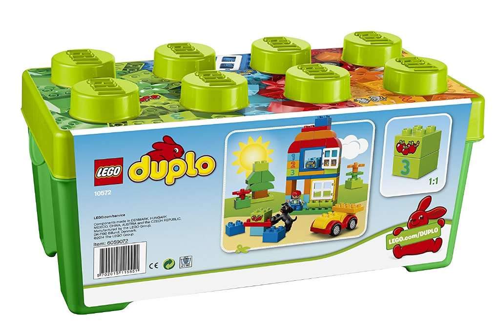 LEGO DUPLO All-in-One Fun Building Kit (65 Pieces) - Creative Construction Toy for Toddlers & Preschoolers with Large Bricks - Perfect for Early Learning, Imaginative Play & Family Bonding Time