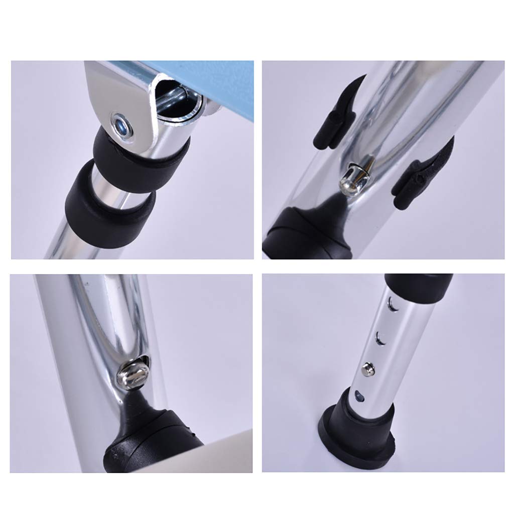 3 in 1 Bedside Commode Chair - Adjustable Height Toilet Safety Frame with Padded Arms & Commode Bucket - Medical Grade Aluminum Alloy for Elderly & Disabled - Home Bathroom & Hospital Use