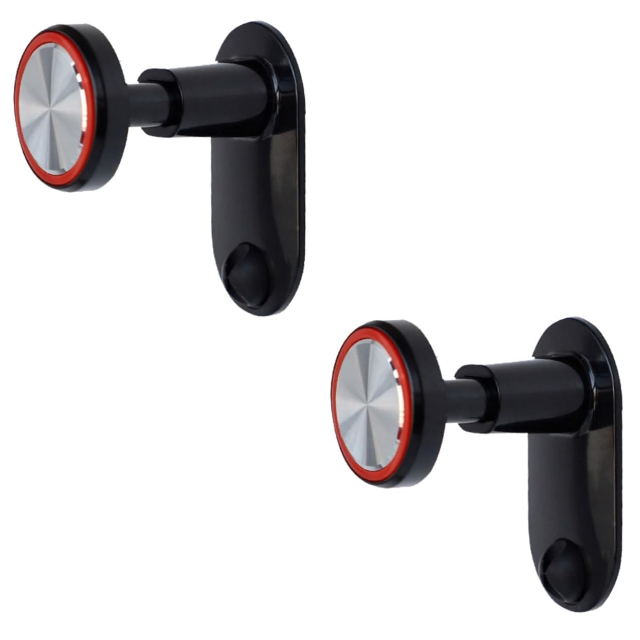 Mikikit 2 Pack Extendable Headphone Stand with Adhesive Hook - Space Saving Headset Holder for Desk, Bookshelf, Office, Gaming Setup & Home Organization