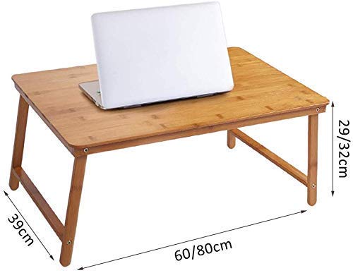 Handcrafted Bamboo Wood Coffee Table - End Table, Window Sill Table & Low Tea Table | Foldable Small Desk for Living Room, Tatami Platform & Home Decor