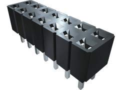 SLW-106-01-T-S 2.54mm Pitch 6-Pin Board-to-Board Connector Receptacle Through Hole 1 Row (50-Pack) - Perfect for PCB Circuit Board Connections in Electronics Projects