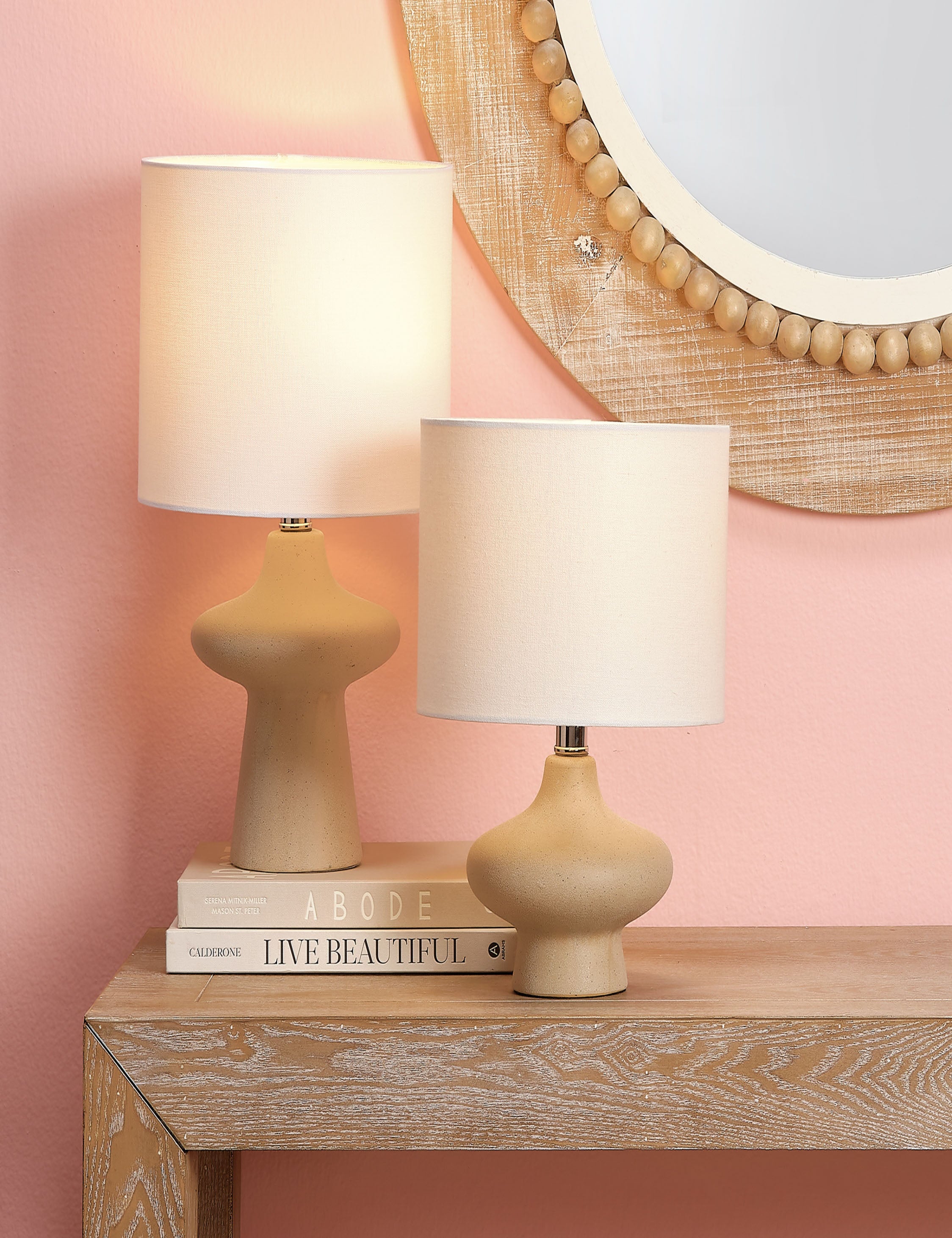Modern Ana Table Lamp - Stylish LED Nightstand Light for Bedroom, Living Room & Office - Warm White & Cool White Dimmable Lighting for Home Decor