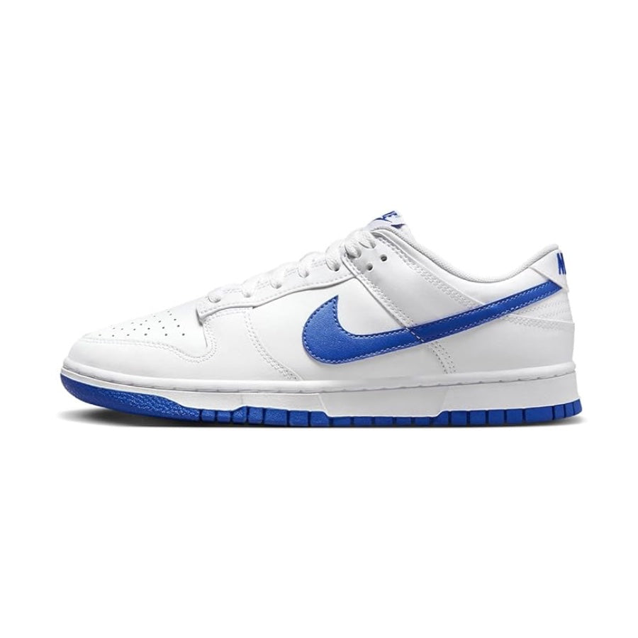 Nike Dunk Low Hyper Royal White Sneakers - Men's/Women's Casual Shoes for Running, Walking & Streetwear Fashion