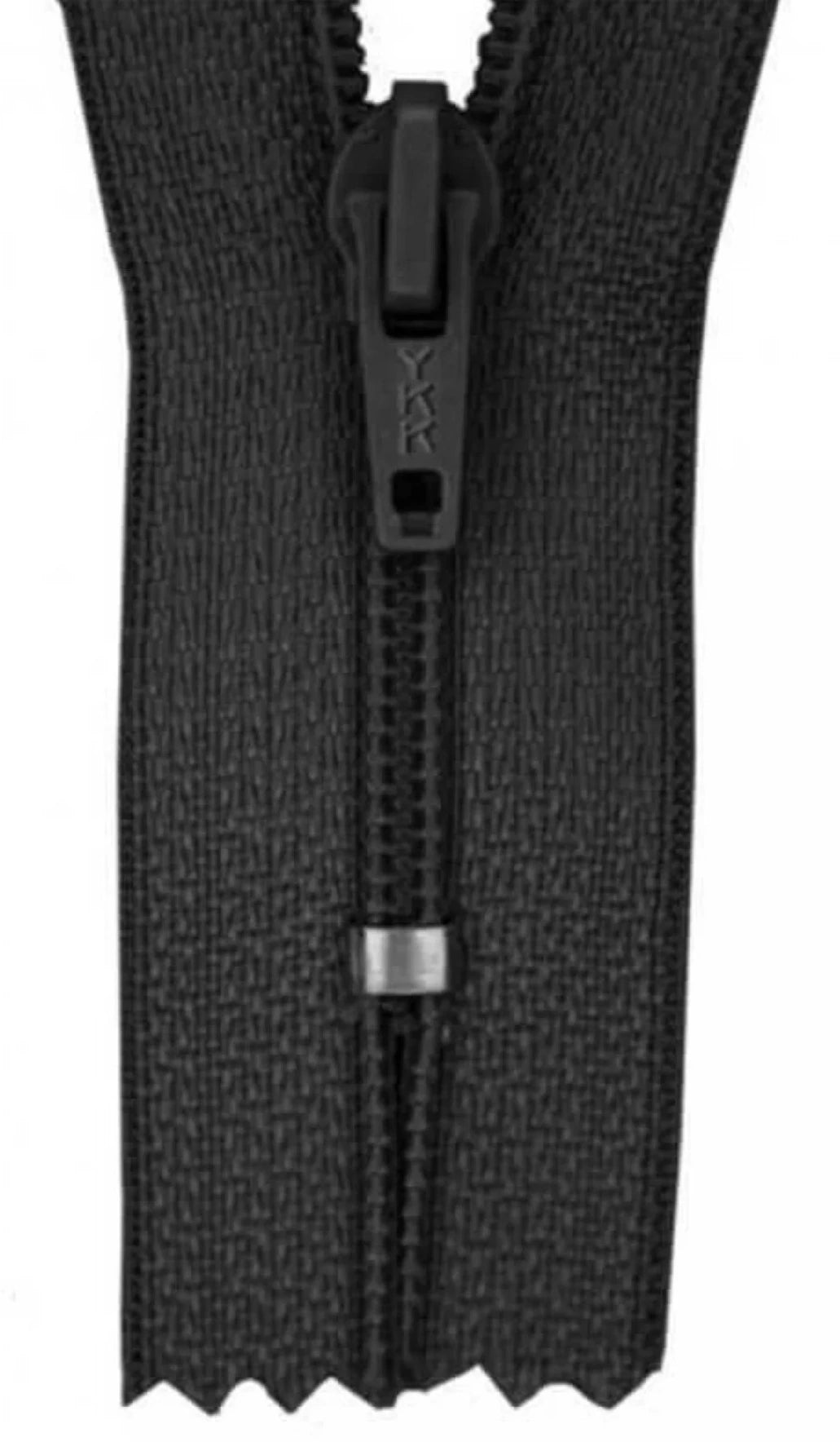 Durable Non-Divisible Nylon Zipper - Black | Heavy-Duty for Bags, Jackets & Outdoor Gear