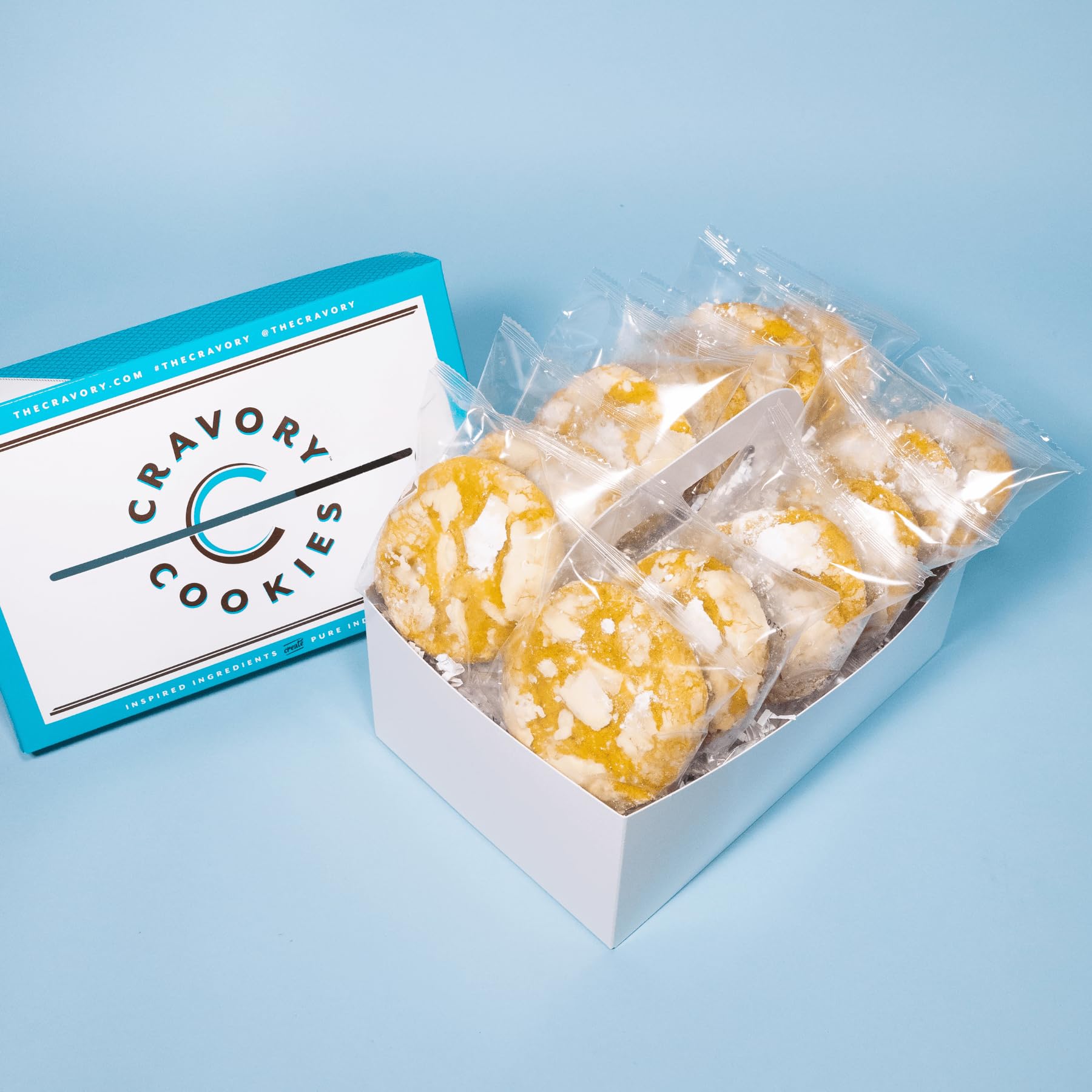 Gourmet Lemon Bar Cookies - 24 Individually Wrapped (2oz Each) for Dessert & Snacks