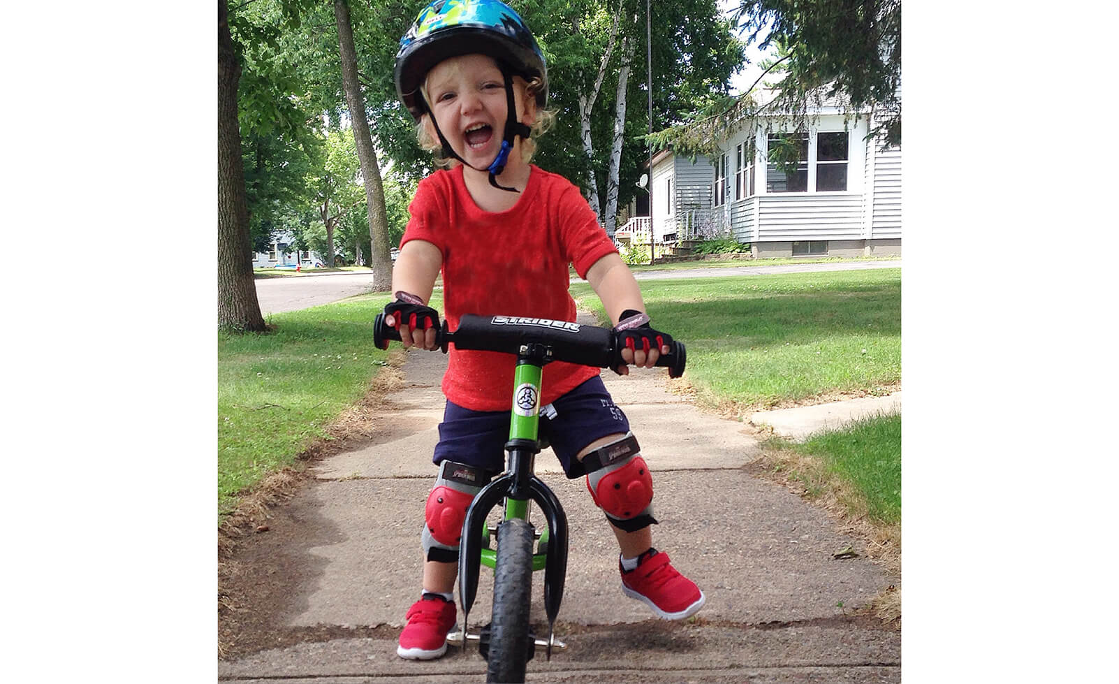 Strider 12 Sport Balance Bike for Kids - Lightweight Aluminum Frame, Adjustable Seat & No Pedals - Perfect for Toddler Learning to Ride, Outdoor Play & Backyard Fun