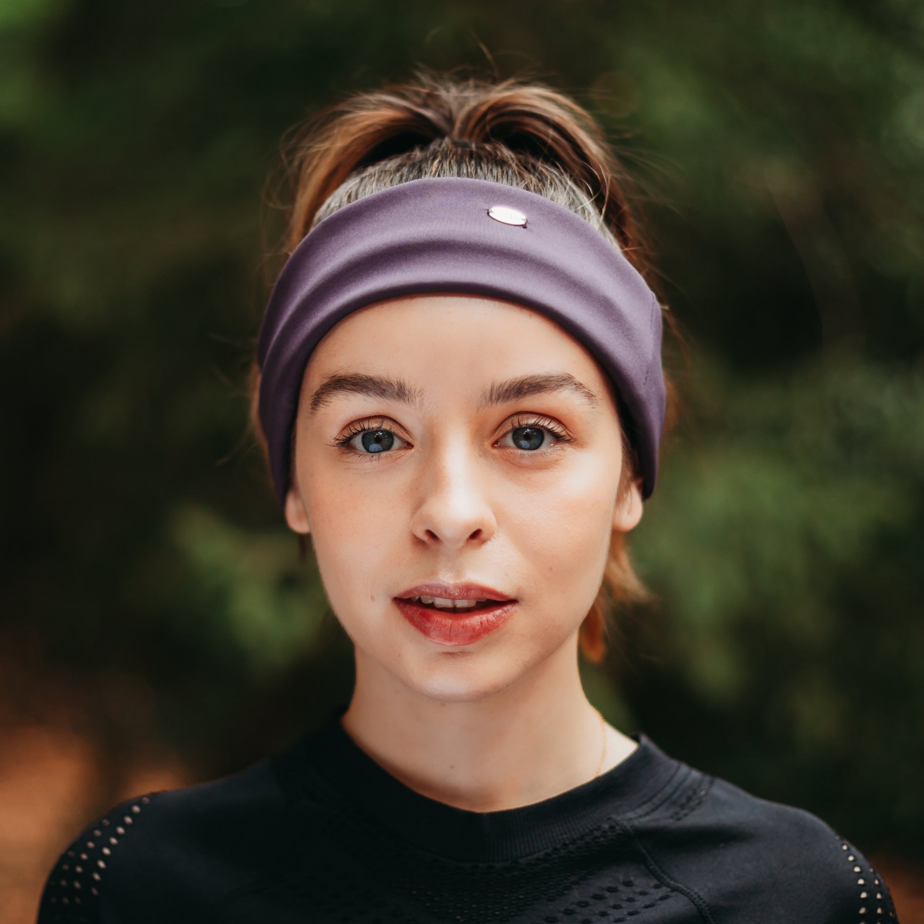 Charlie Violet Sport Bandeau - Comfortable & Stylish Workout Top for Yoga, Running, and Gym