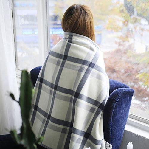 **CAMEIRGOU Women's Wearable Blanket Sweatshirt - Soft Fleece Poncho Shawl Wrap, Cozy Plaid TV Blanket Cape for Winter - Perfect for Lounging, Movie Nights & Cold Weather (Grey)**