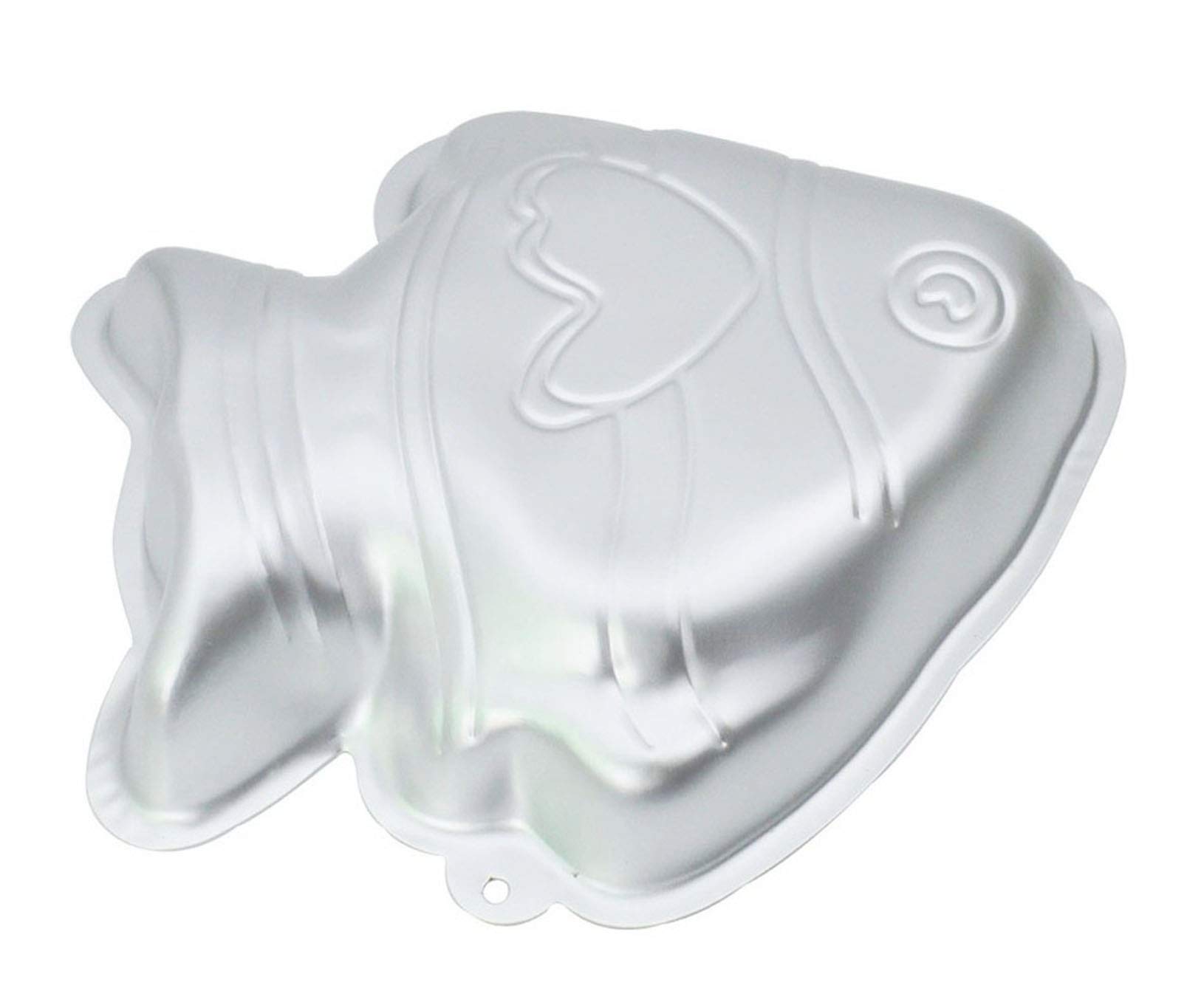 9 Inch Goldfish Shaped Aluminum 3D Cake Baking Mold - Non-Stick Fish Cake Pan for Birthday, Party & Dessert Decorating - Perfect for Fondant, Chocolate & DIY Baking Projects