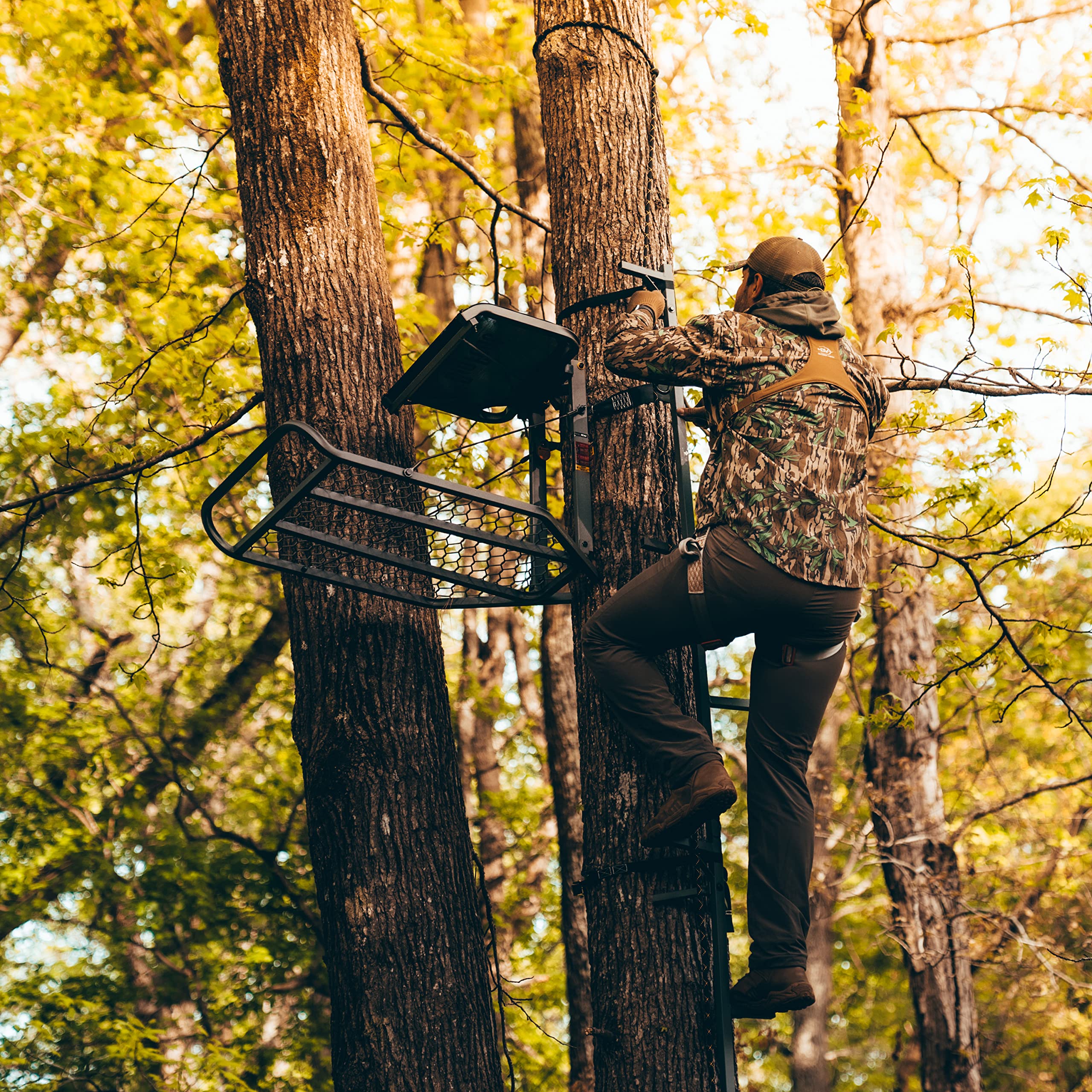 Premium 15-Foot Tripod Stand for Hunting & Wildlife Observation | Rivers Edge Ardisam Direct Outdoor Products | Sturdy & Adjustable for Tree Stands, Shooting Rests & Outdoor Adventures
