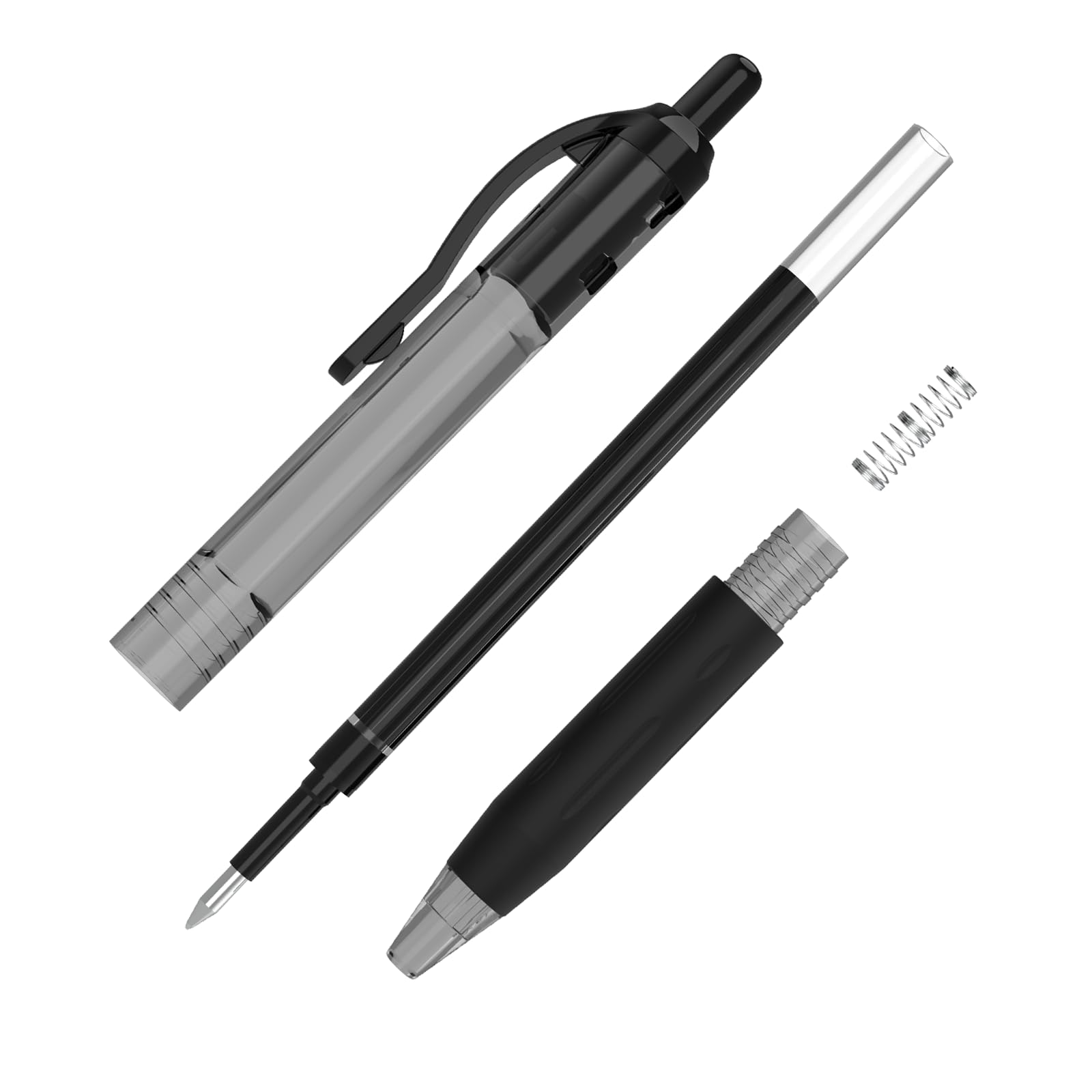 EYEYE G-103 Retractable Gel Pens - 0.5mm Fine Point Blue Ink Ballpoint Pens, Quick Drying Smooth Writing for School, Office & Note Taking (10-Pack, Black) - Perfect for Students, Professionals & Everyday Use