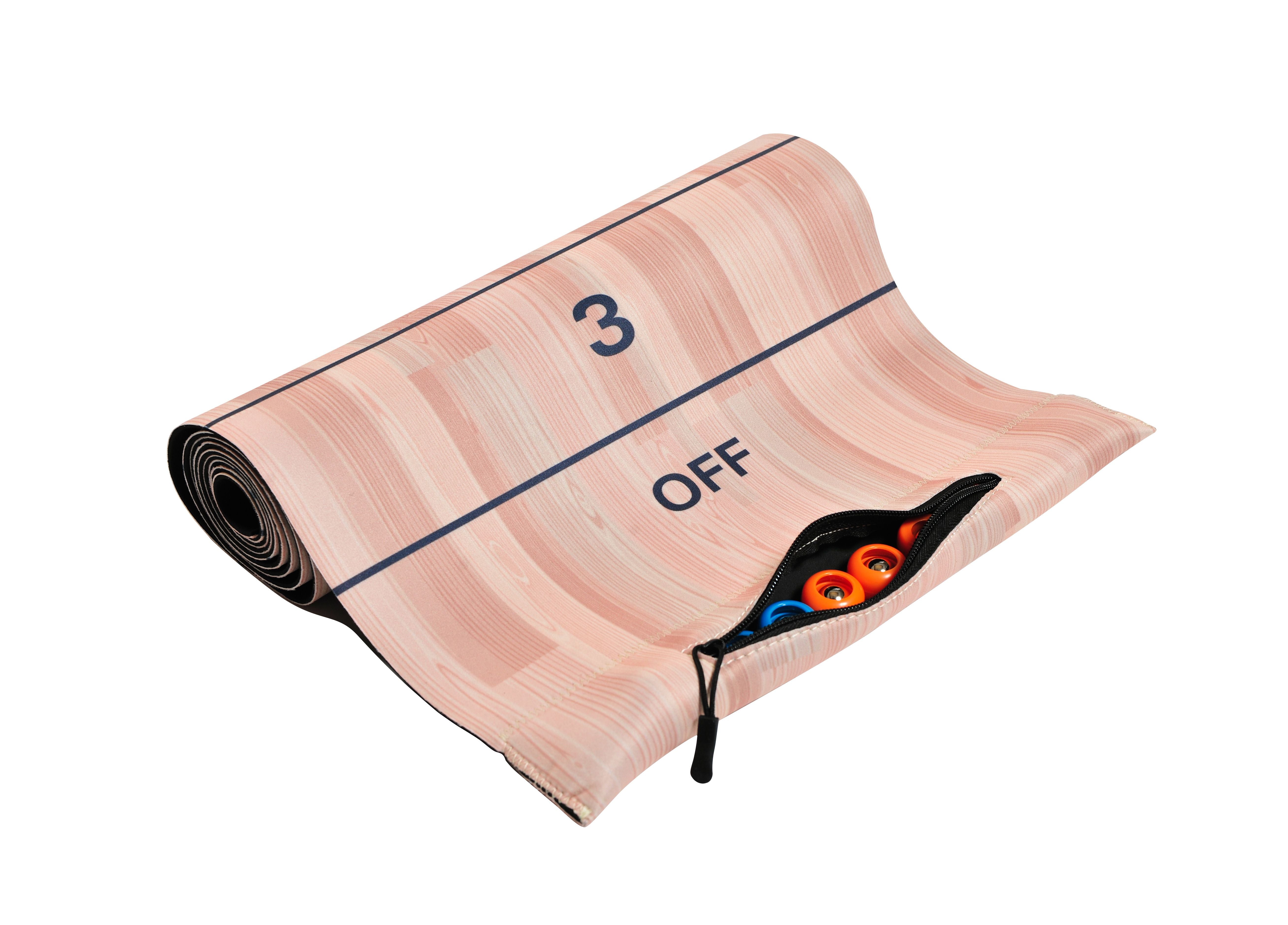 Premium Roll-Up Shuffleboard Game Set - Portable Indoor/Outdoor Fun for Family & Friends - Perfect for Parties, Game Nights & Backyard Gatherings