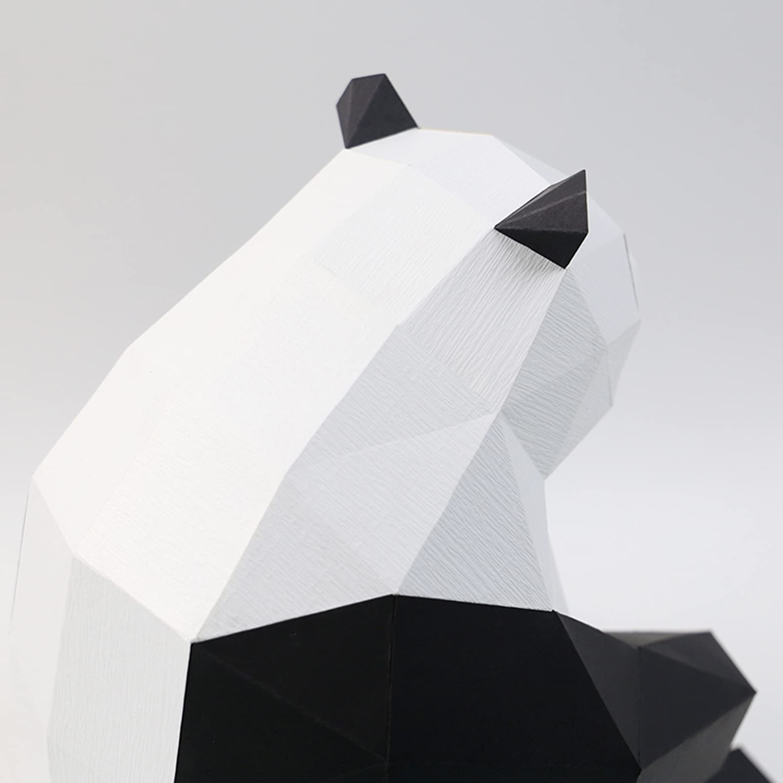3D Panda Paper Model Kit - DIY Geometric Origami Sculpture for Home Decor, Handmade Puzzle & Papercraft Toy | Perfect for Kids Crafts, Adult Relaxation & Unique Gift Ideas