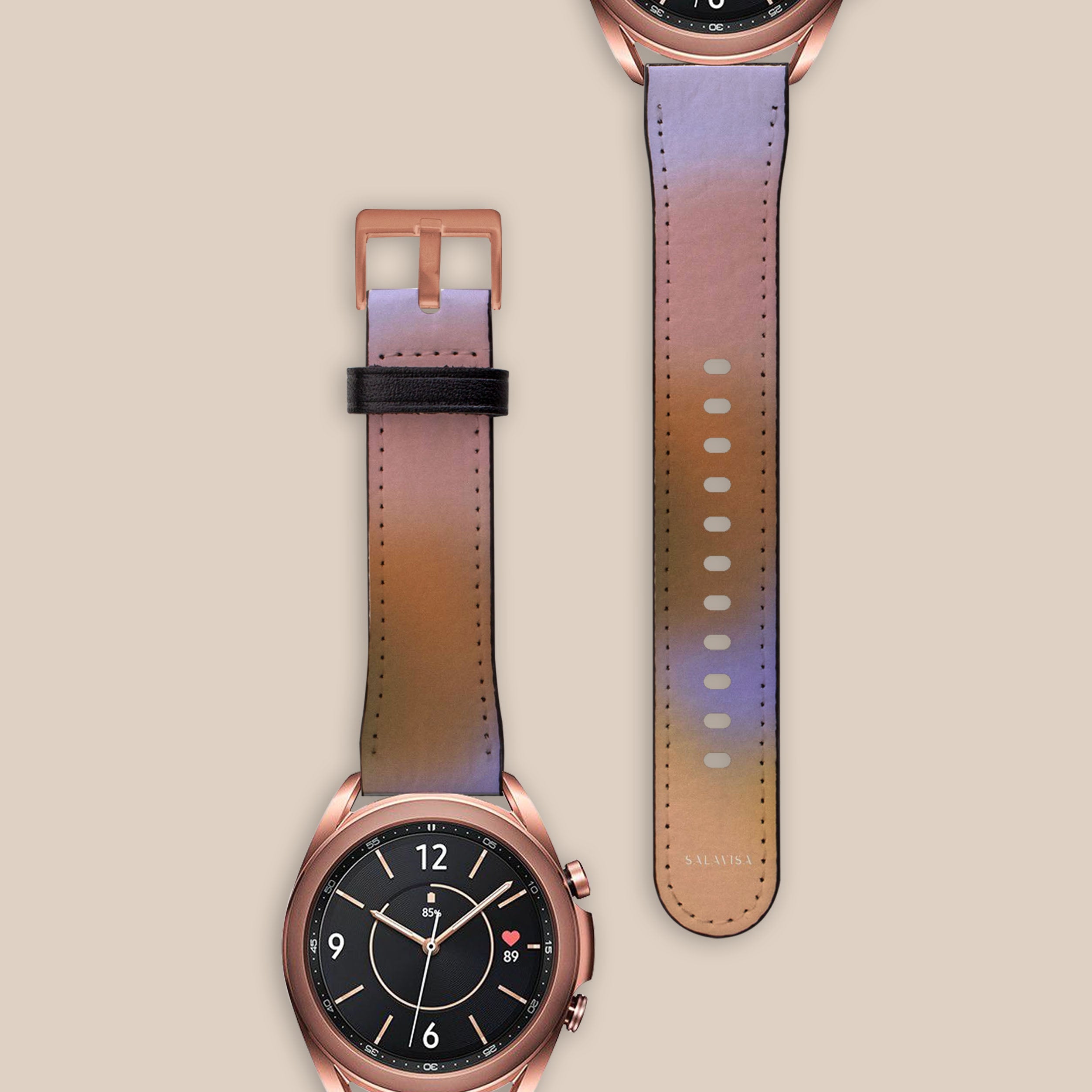 Dreamy Hues Galaxy Watch Band for Samsung Galaxy Watch 4/5/6 - Stylish & Comfortable Replacement Strap for Women & Men - Perfect for Workouts, Running & Daily Wear