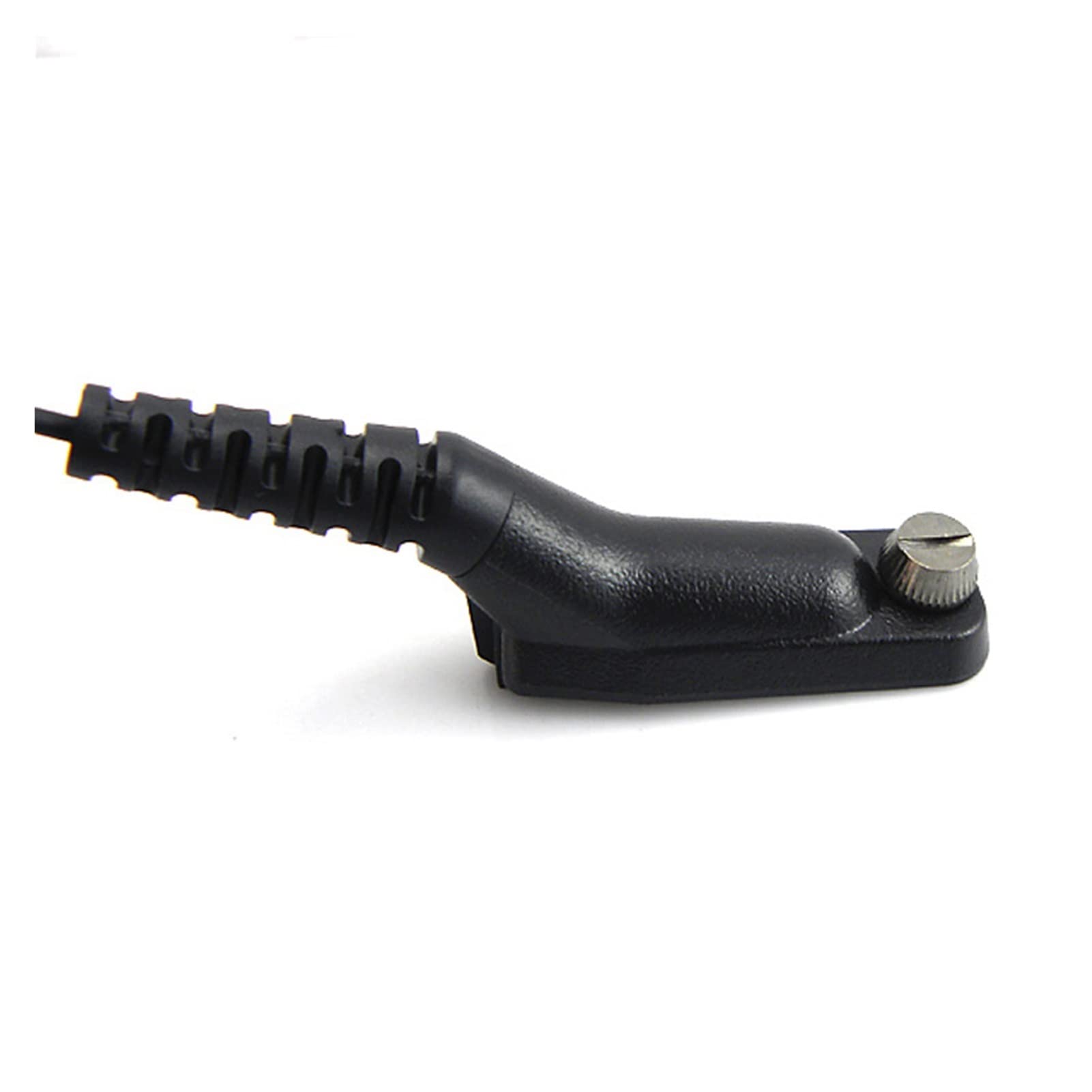 BMINO D-Shaped Earpiece Headset with PTT Mic - Compatible with Motorola DP4400, DP4401, DP4600, DP4601, DP4800, DP4801 Walkie Talkies - Two-Way Radio Accessory for Security, Construction & Outdoor Communication
