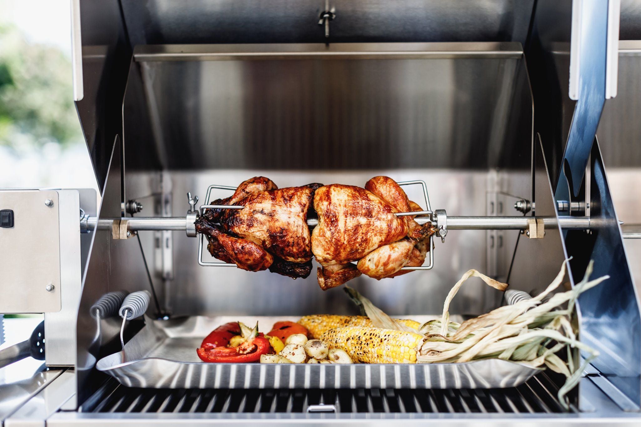 Crown Verity 30 Rotisserie Assembly Replacement for MCB 30 & CCB 30 Grills - Perfect for BBQ, Roasting Chicken, and Outdoor Cooking