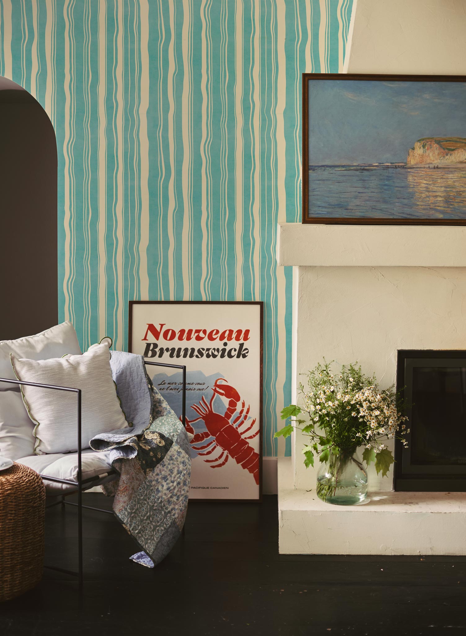 Opalescence Wallpaper - Premium Self-Adhesive Peel & Stick Wallpaper for Home Decor - Perfect for Living Room, Bedroom, and Office Renovation