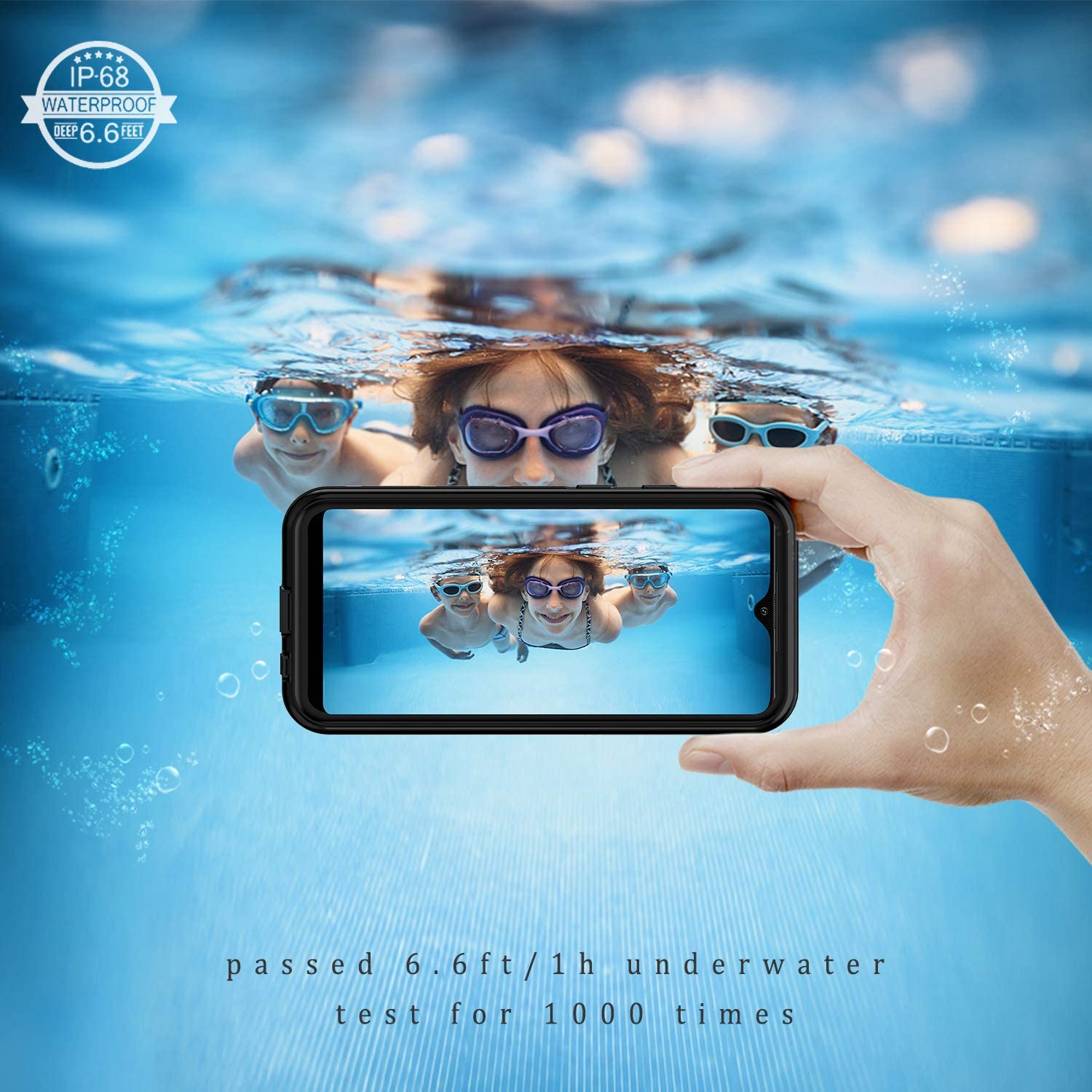 Samsung Galaxy A10E Case - IP68 Waterproof & Shockproof Protective Cover for Galaxy A10E - Perfect for Outdoor Activities, Travel & Daily Use