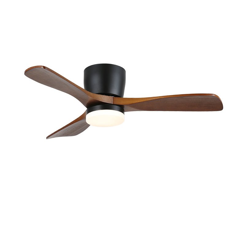 Aerodynamic Wooden Ceiling Fan with Light Kit - 42/52 Inch Energy Efficient Quiet Blades for Bedroom, Living Room, and Outdoor Patio Use