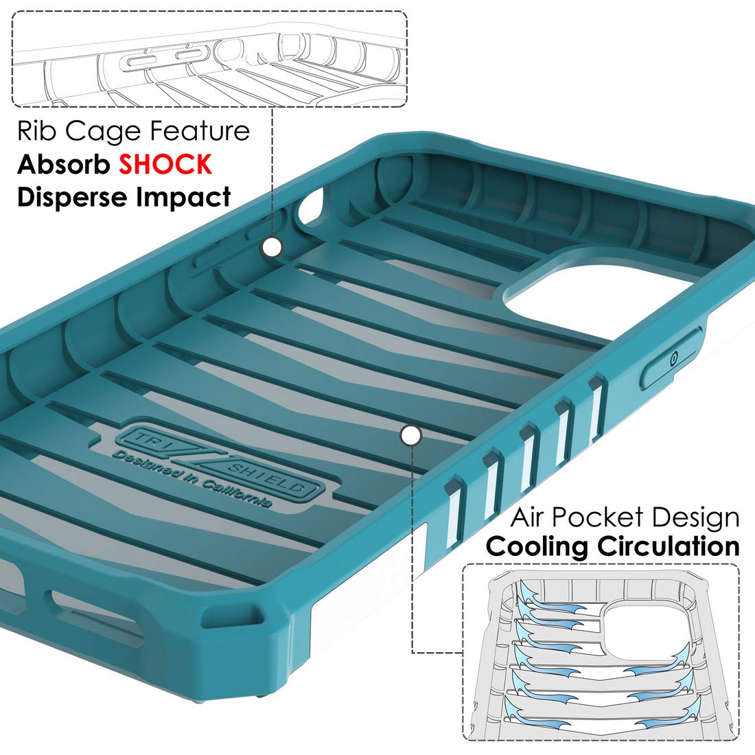 Military Grade Rugged Case with Clip for iPhone 11 Pro Max (2019, 6.5