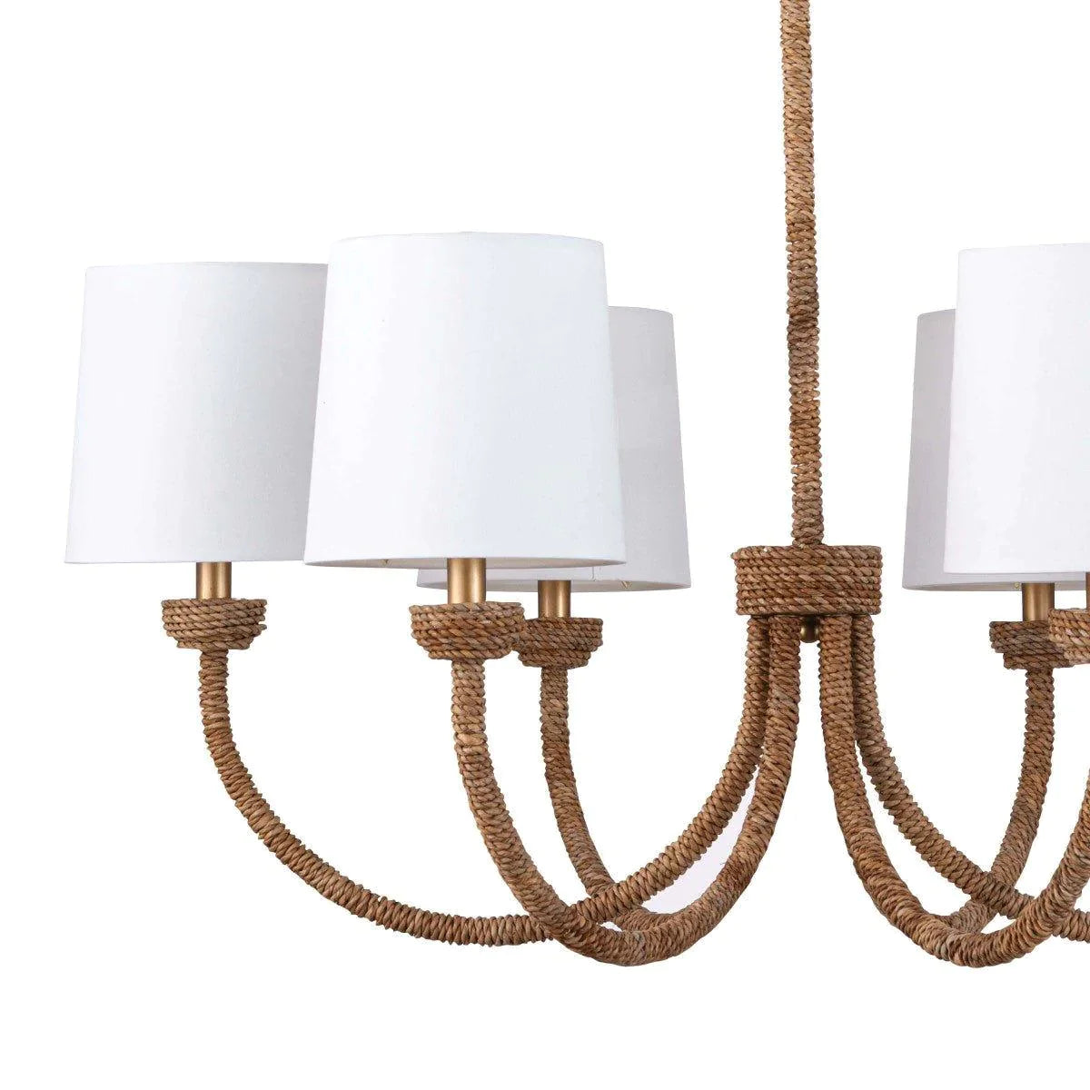 Elegant Small Bimini Chandelier - Vintage Brass Ceiling Light Fixture for Dining Room, Bedroom, or Entryway Lighting
